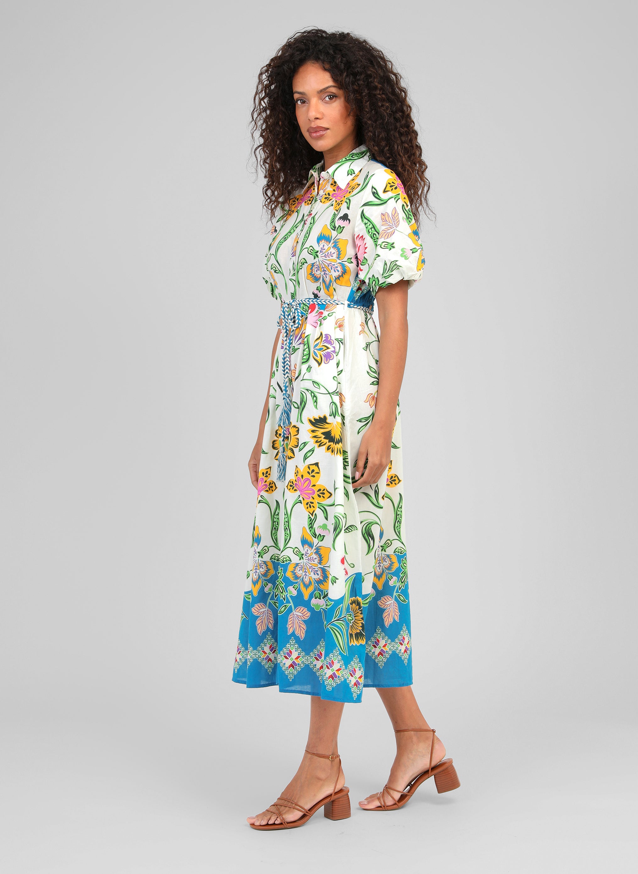 ROBE LONGUE ODOMINA florius multico