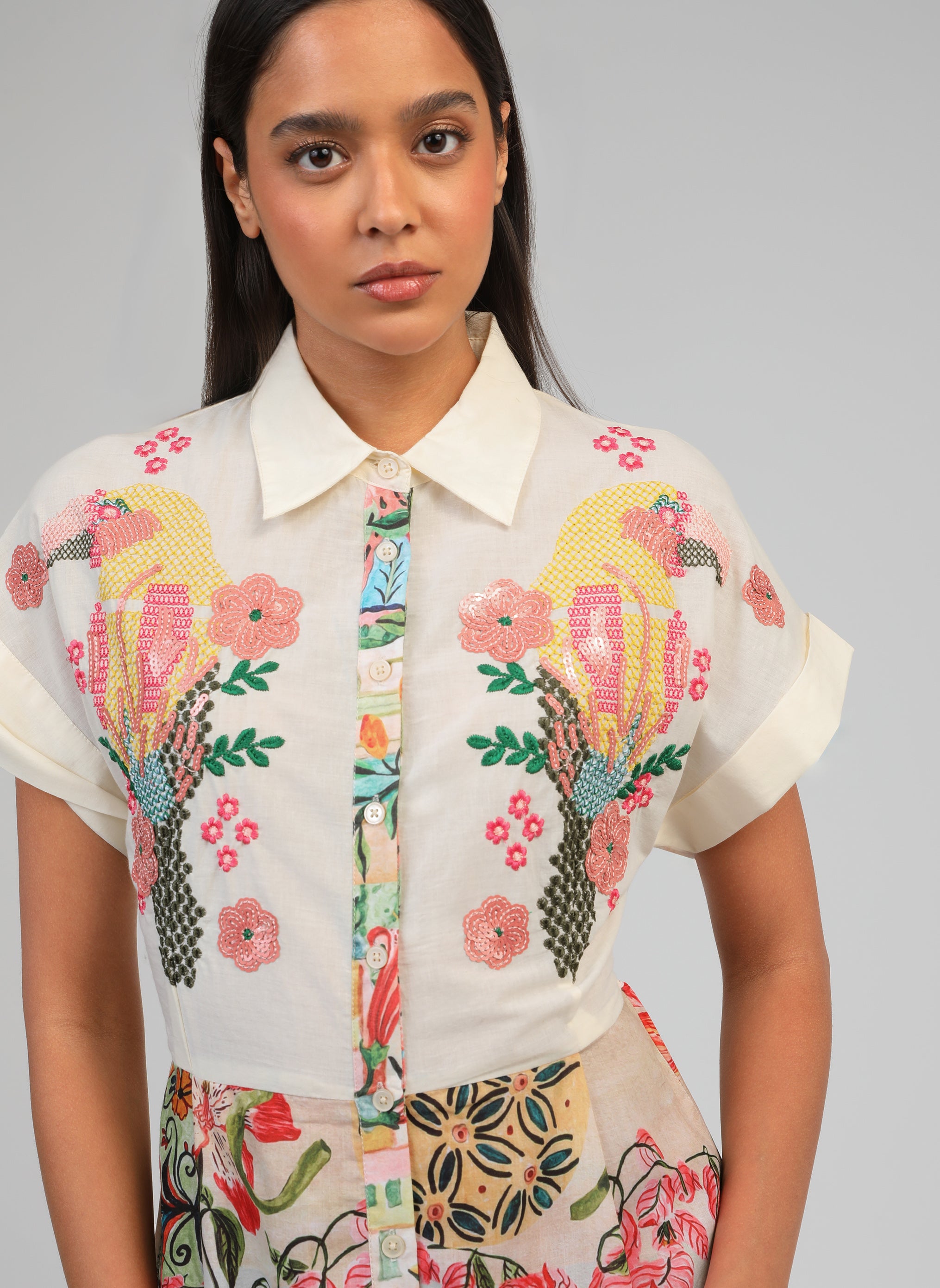 ROBE LONGUE OLENAVIE eden ecru