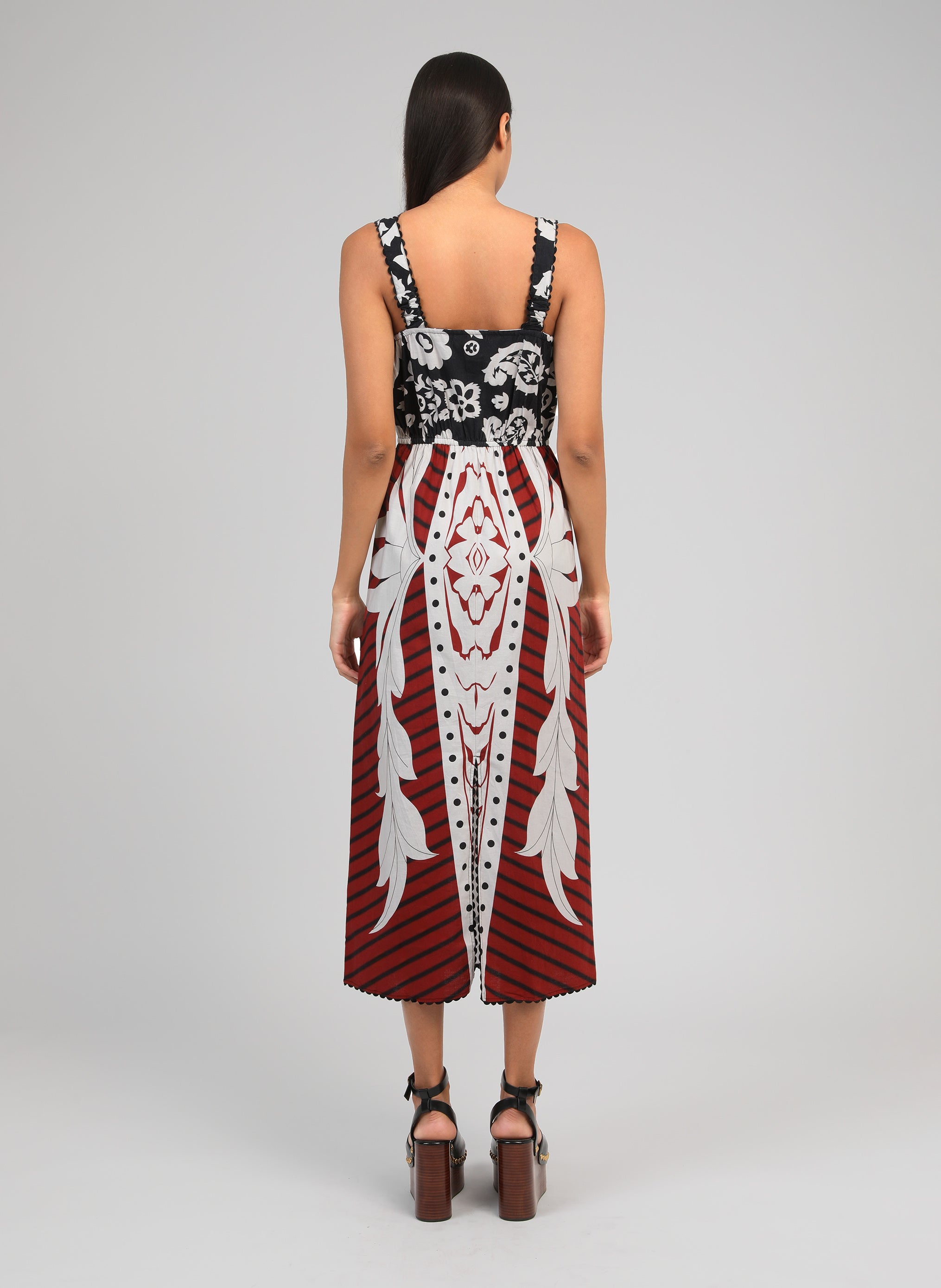 ROBE LONGUE OLEYA kelina bordeaux