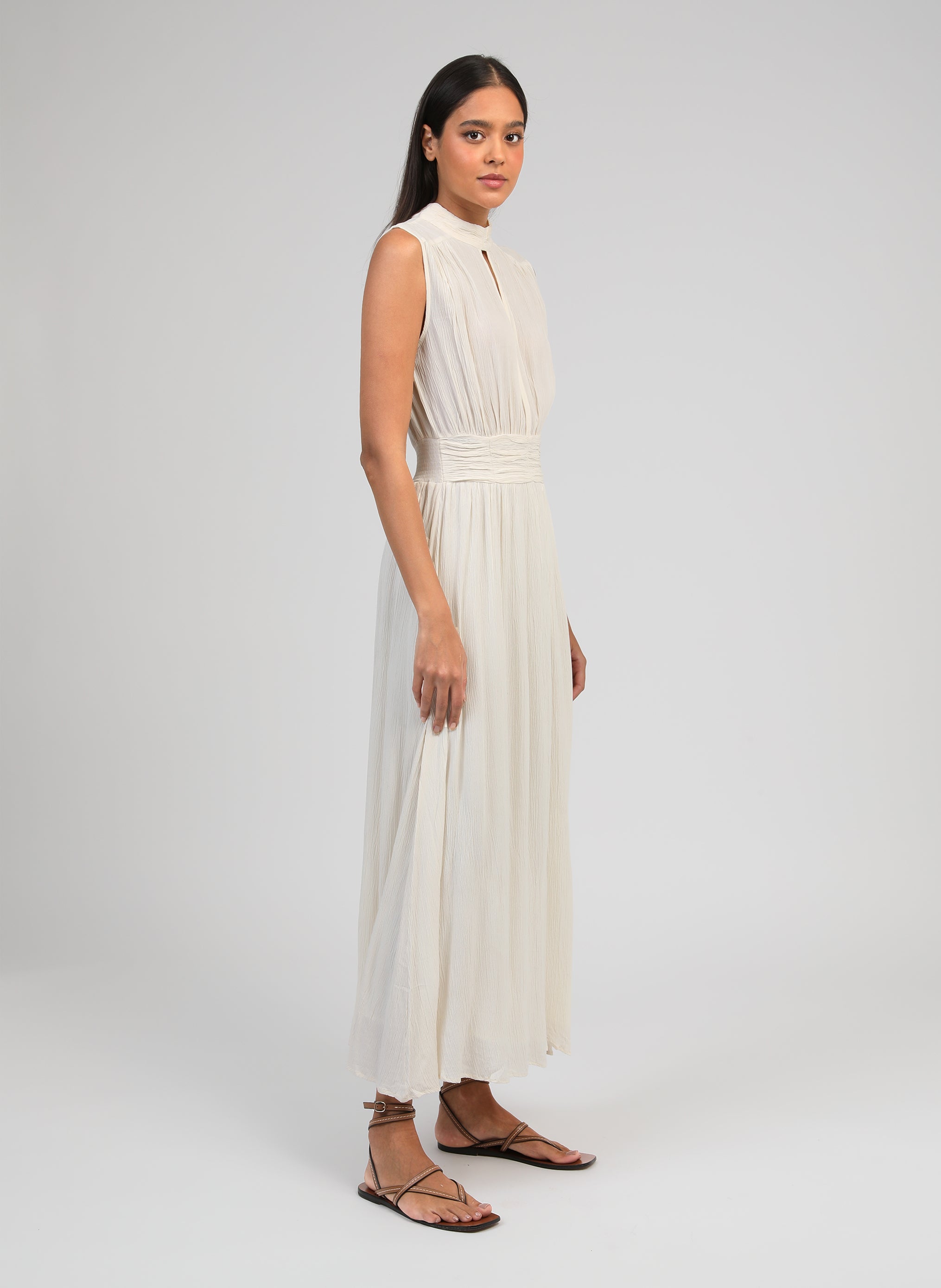 ROBE LONGUE ORLANY écru