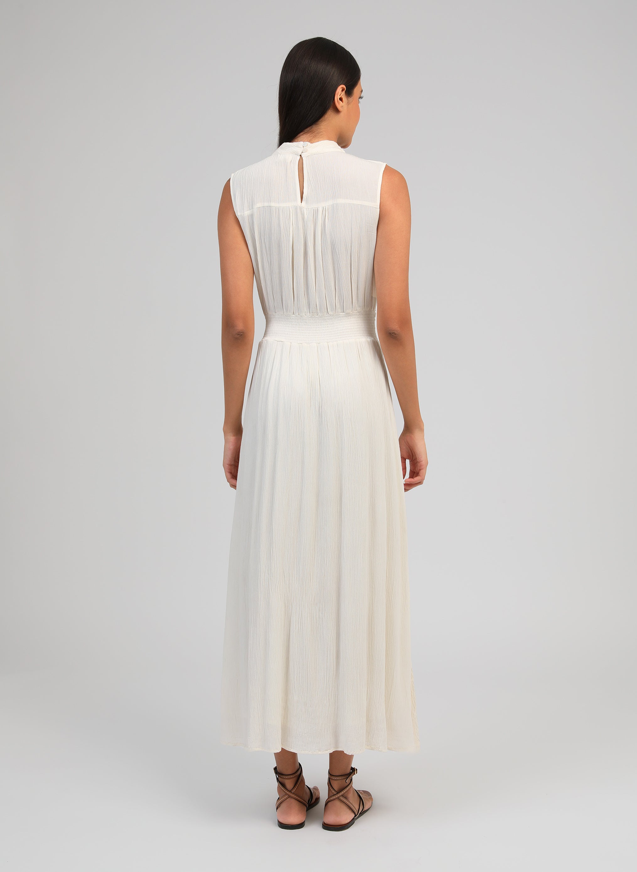 ROBE LONGUE ORLANY écru