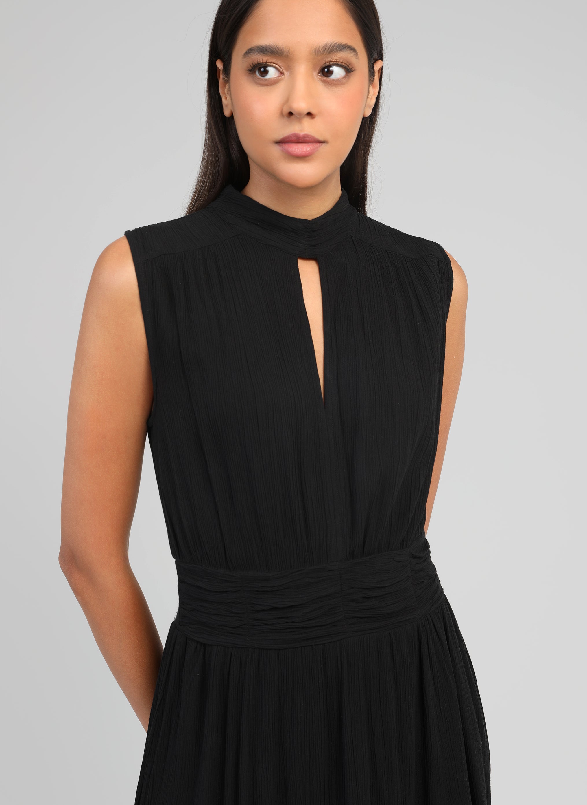 ROBE LONGUE ORLANY noir