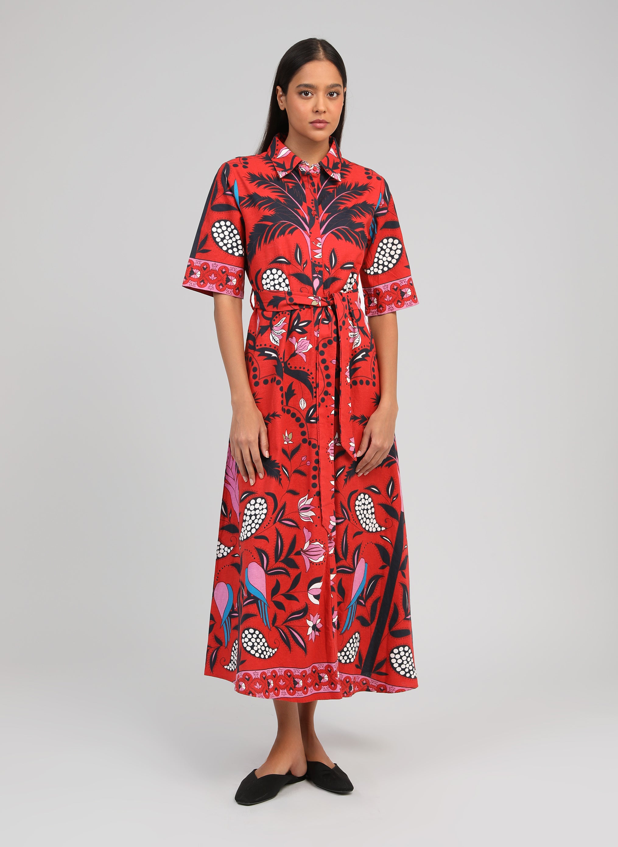 ROBE LONGUE OSMILA topico multico