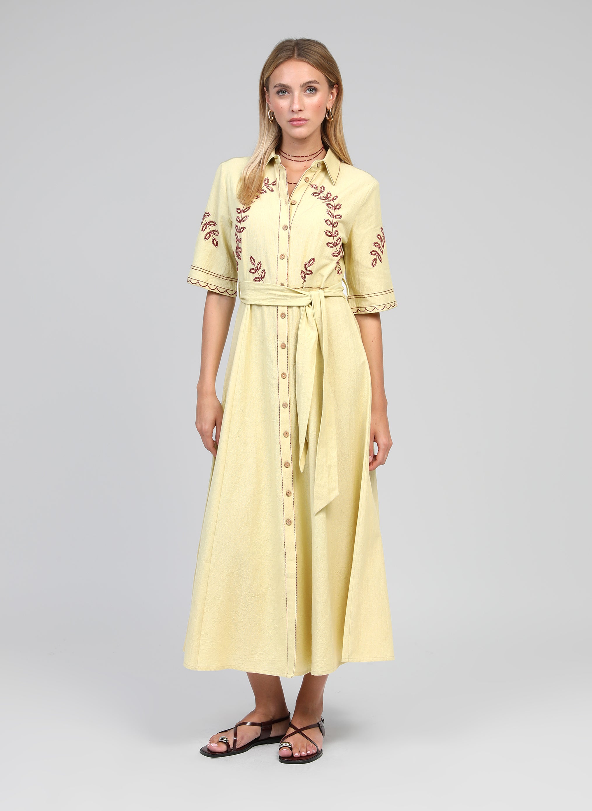 ROBE LONGUE OSMINA ble