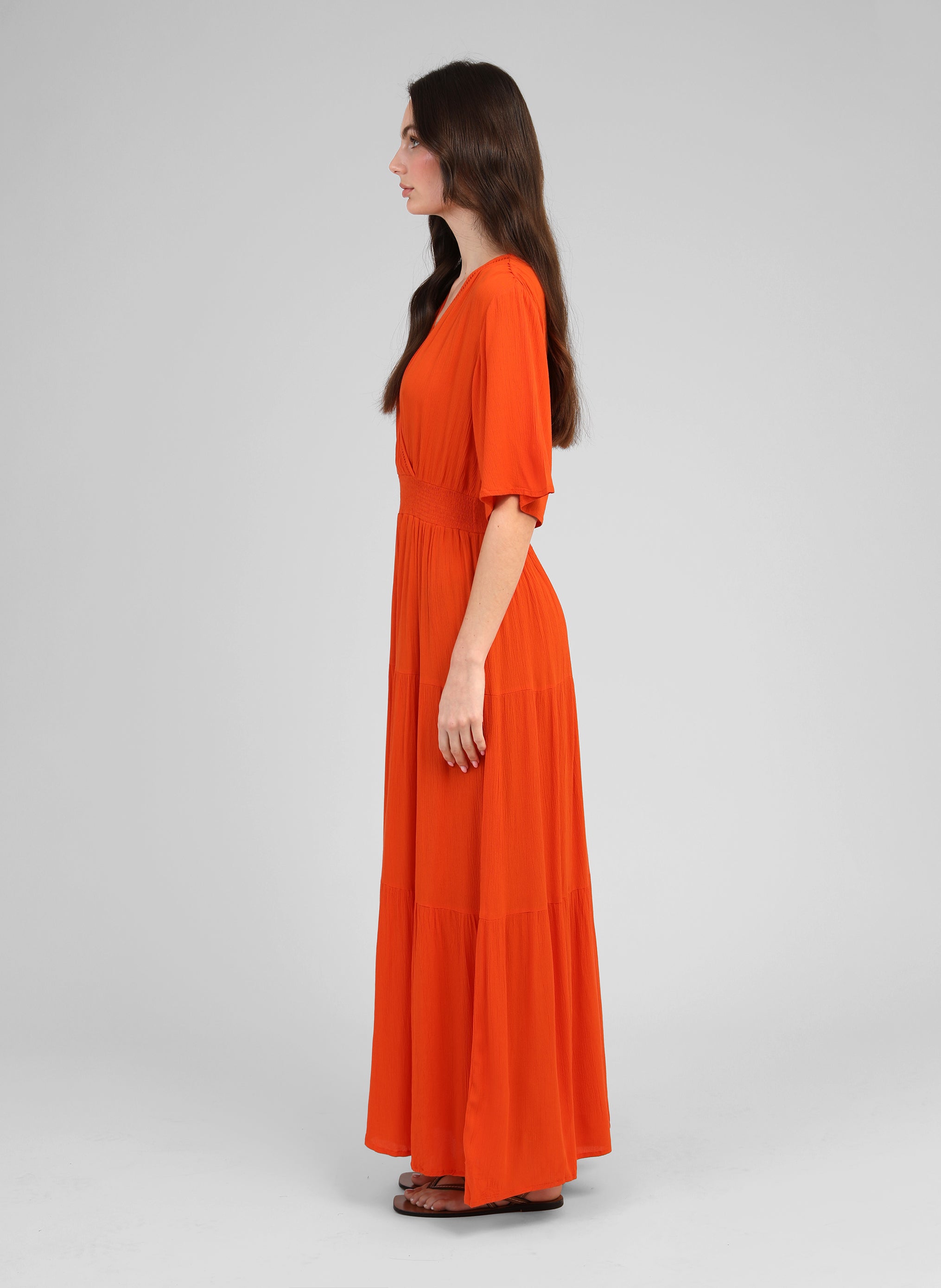 ROBE LONGUE OSUNCHALA orange