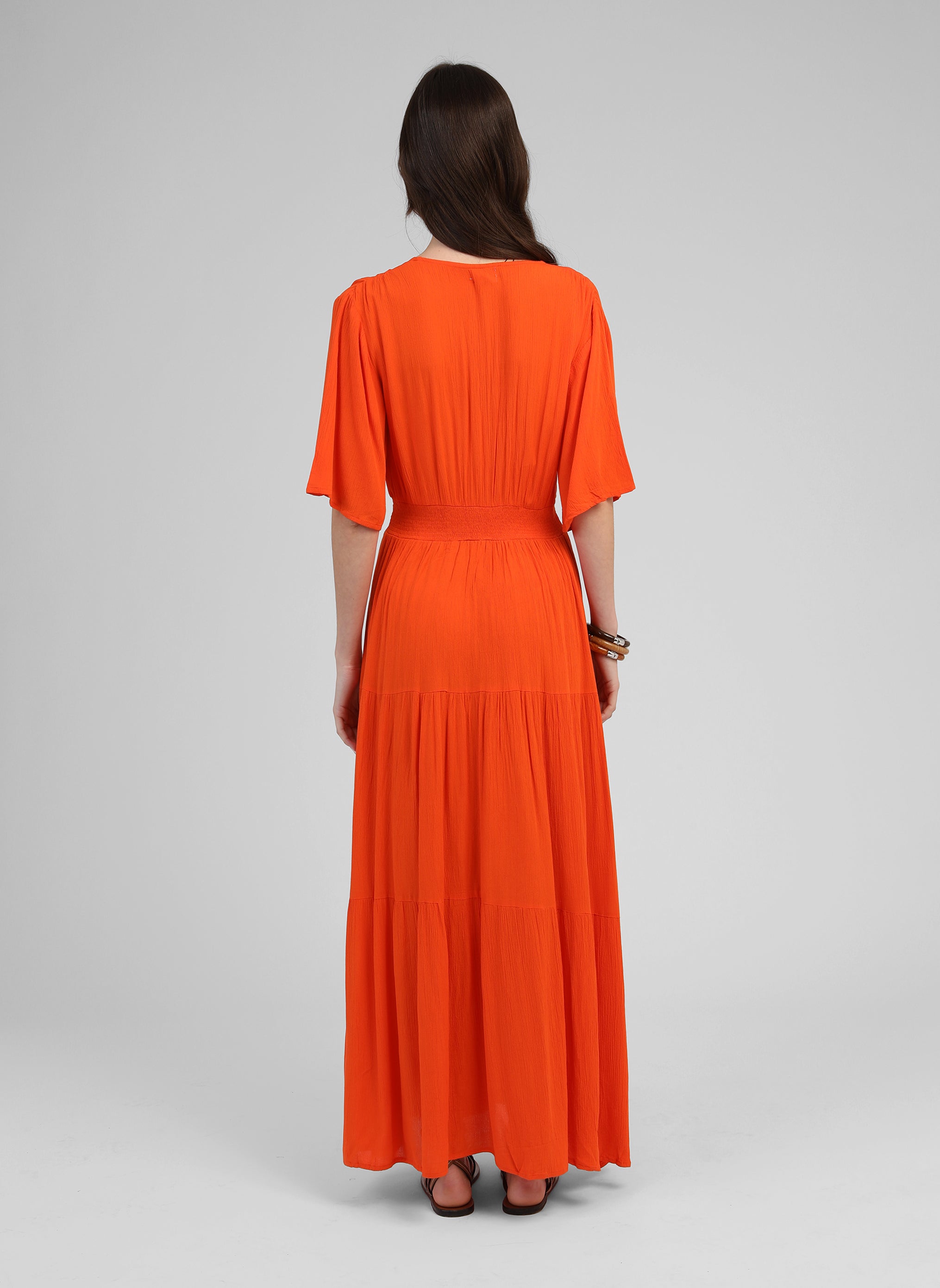 ROBE LONGUE OSUNCHALA orange