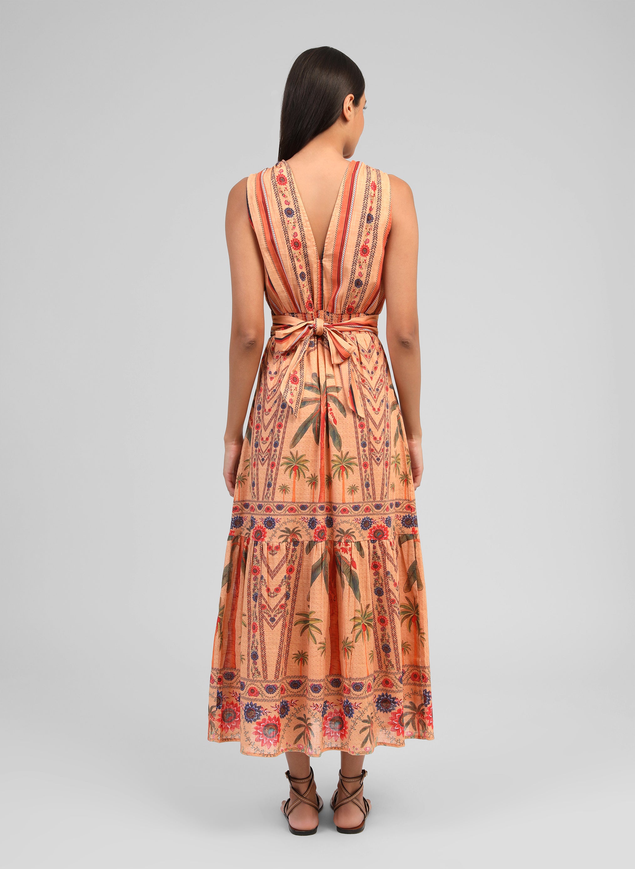 ROBE LONGUE OVANNA laloma orange