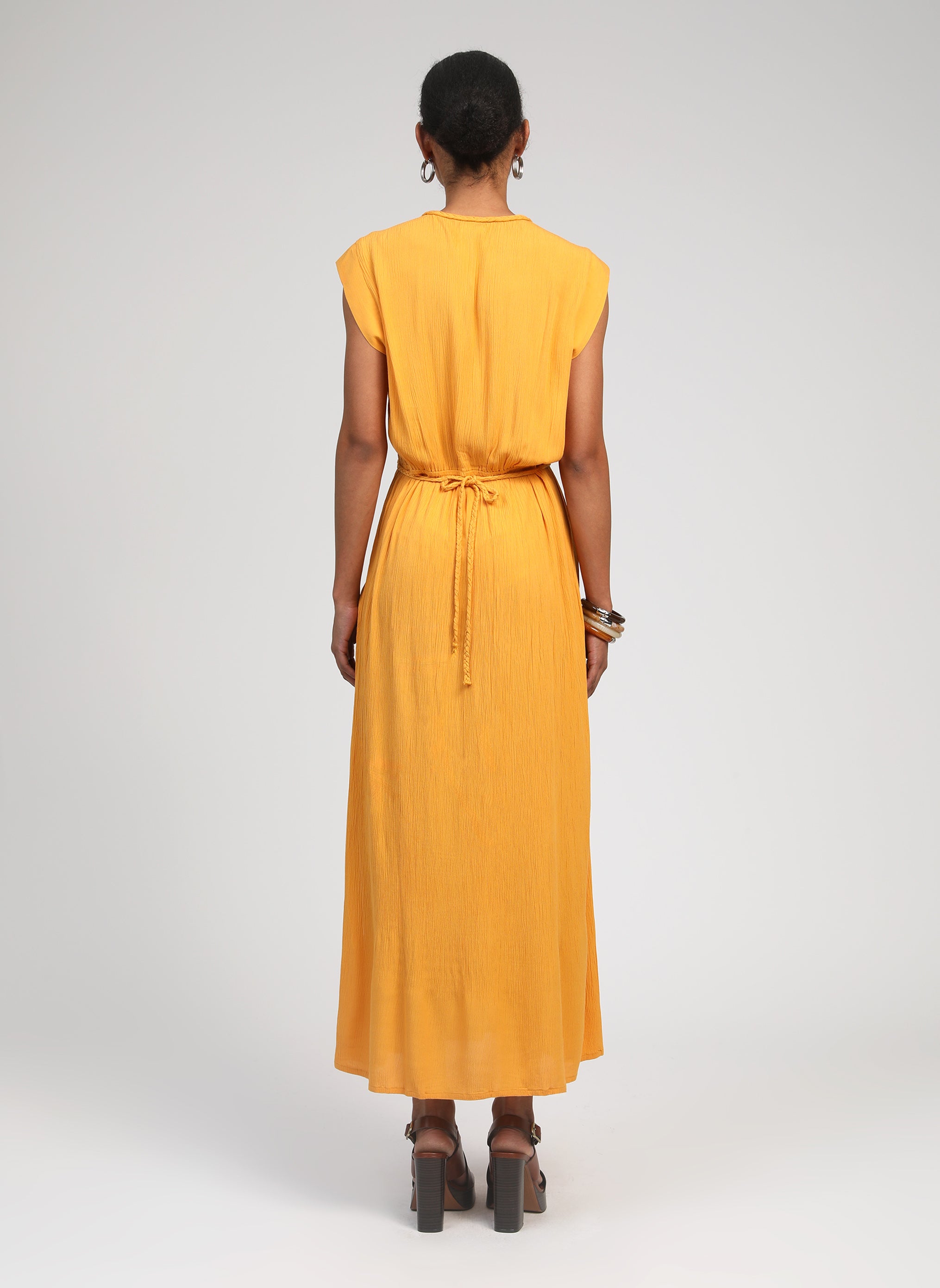 ROBE LONGUE OWESTINA soleil