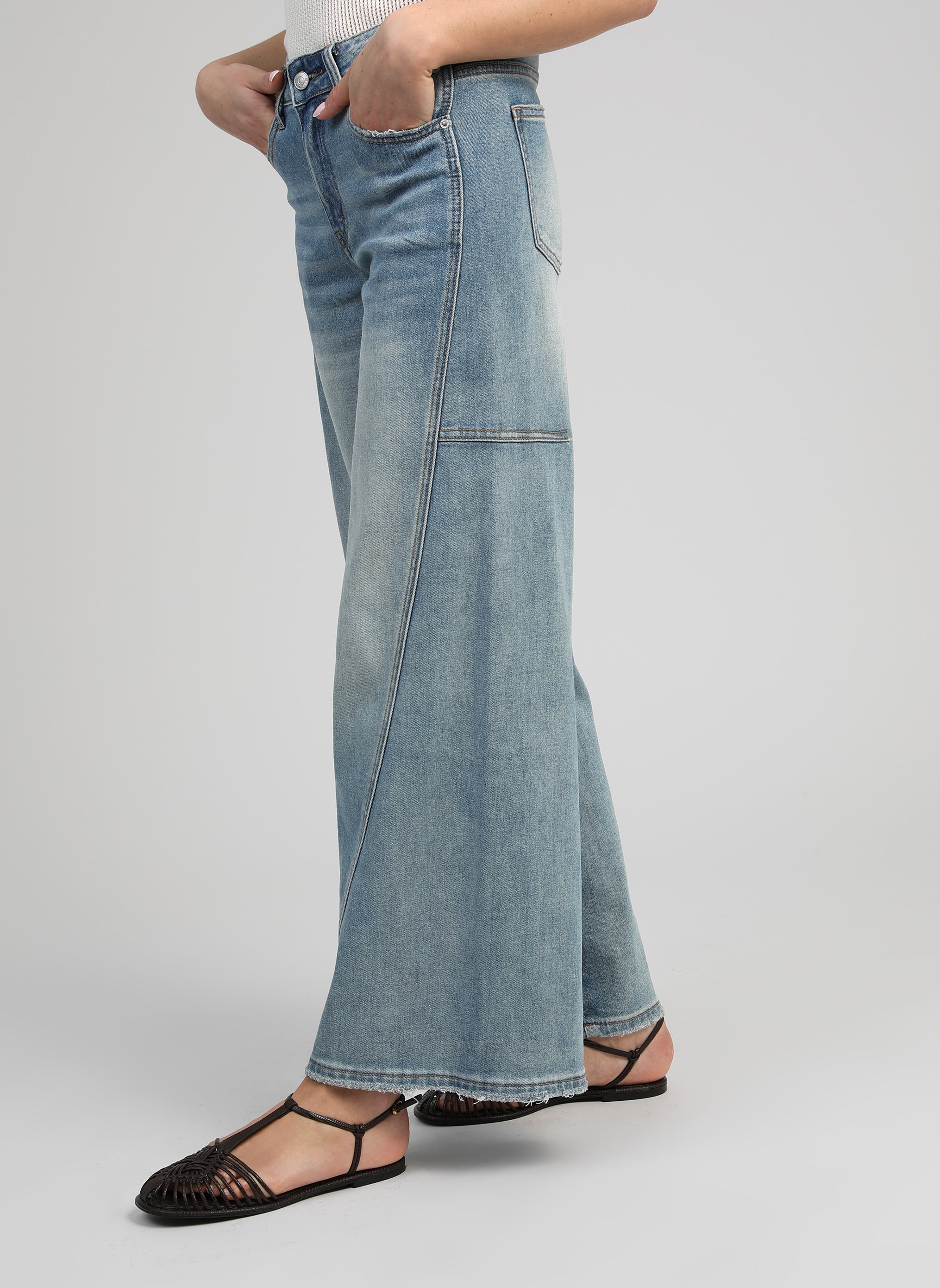 PANTALON PALIDE bleu