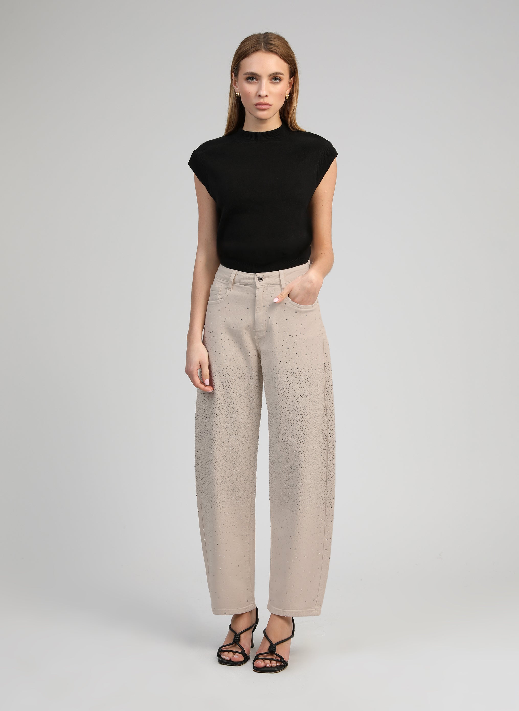 PANTALON PALONE beige delave