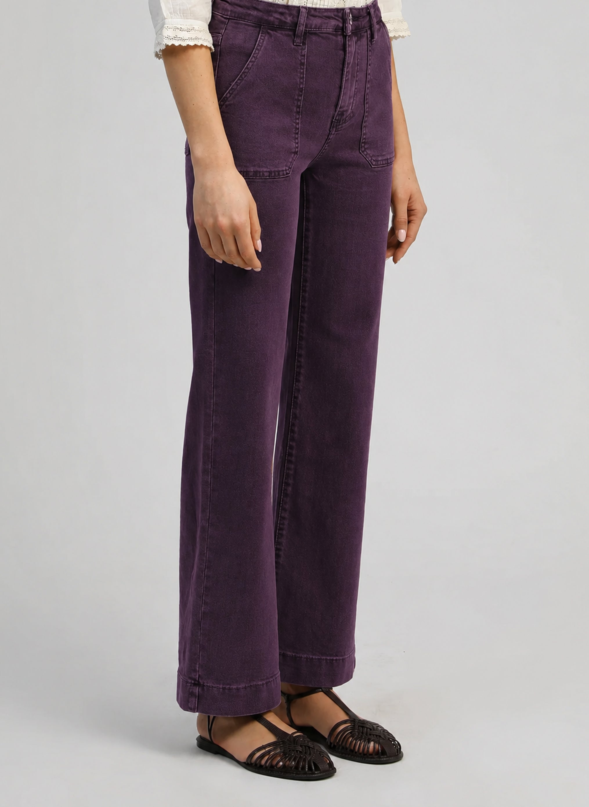 PANTALON PARMY aubergine