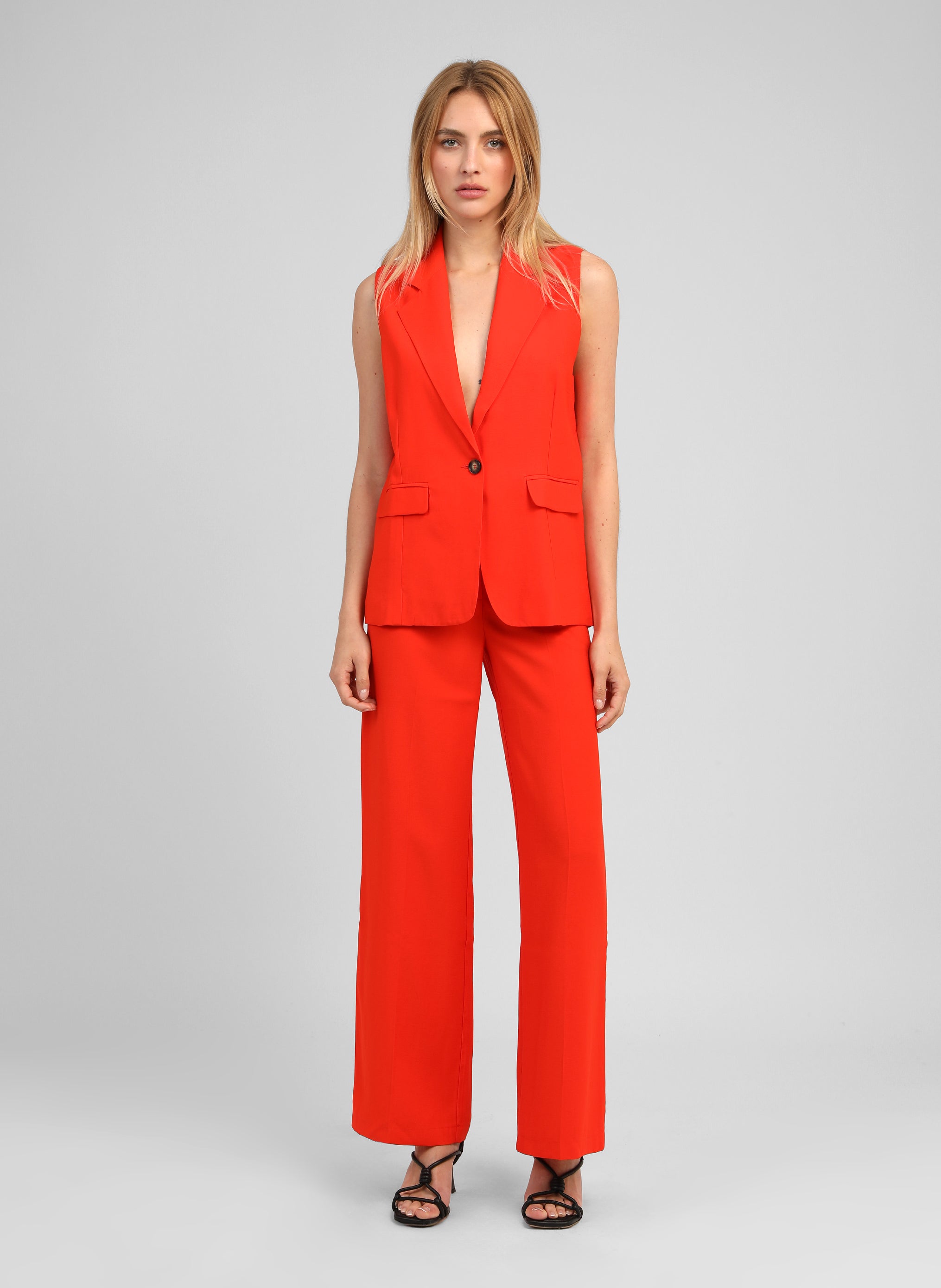 VESTE SANS MANCHES ZAKARITA piment