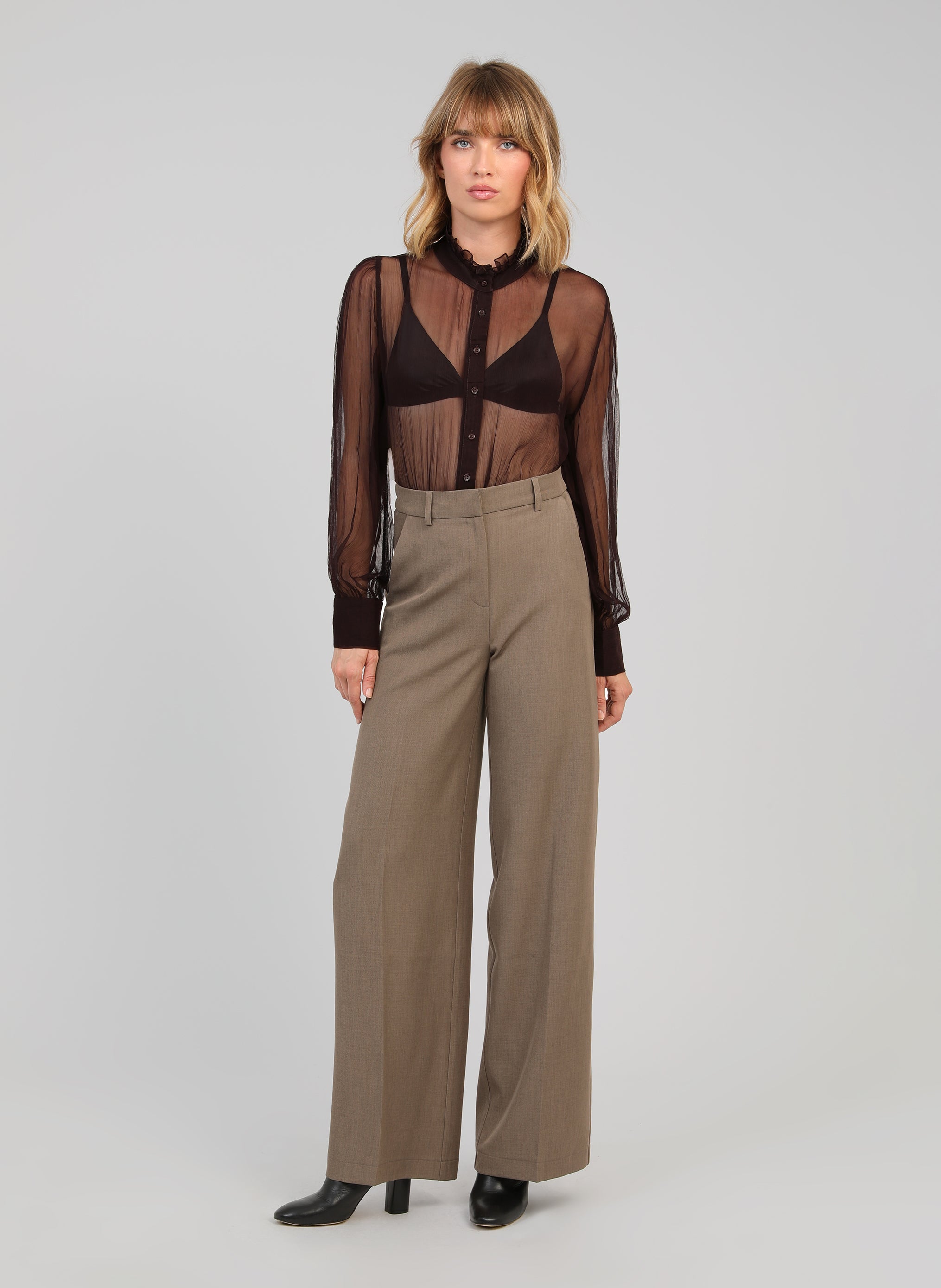 PERLIVA PANTS, taupe
