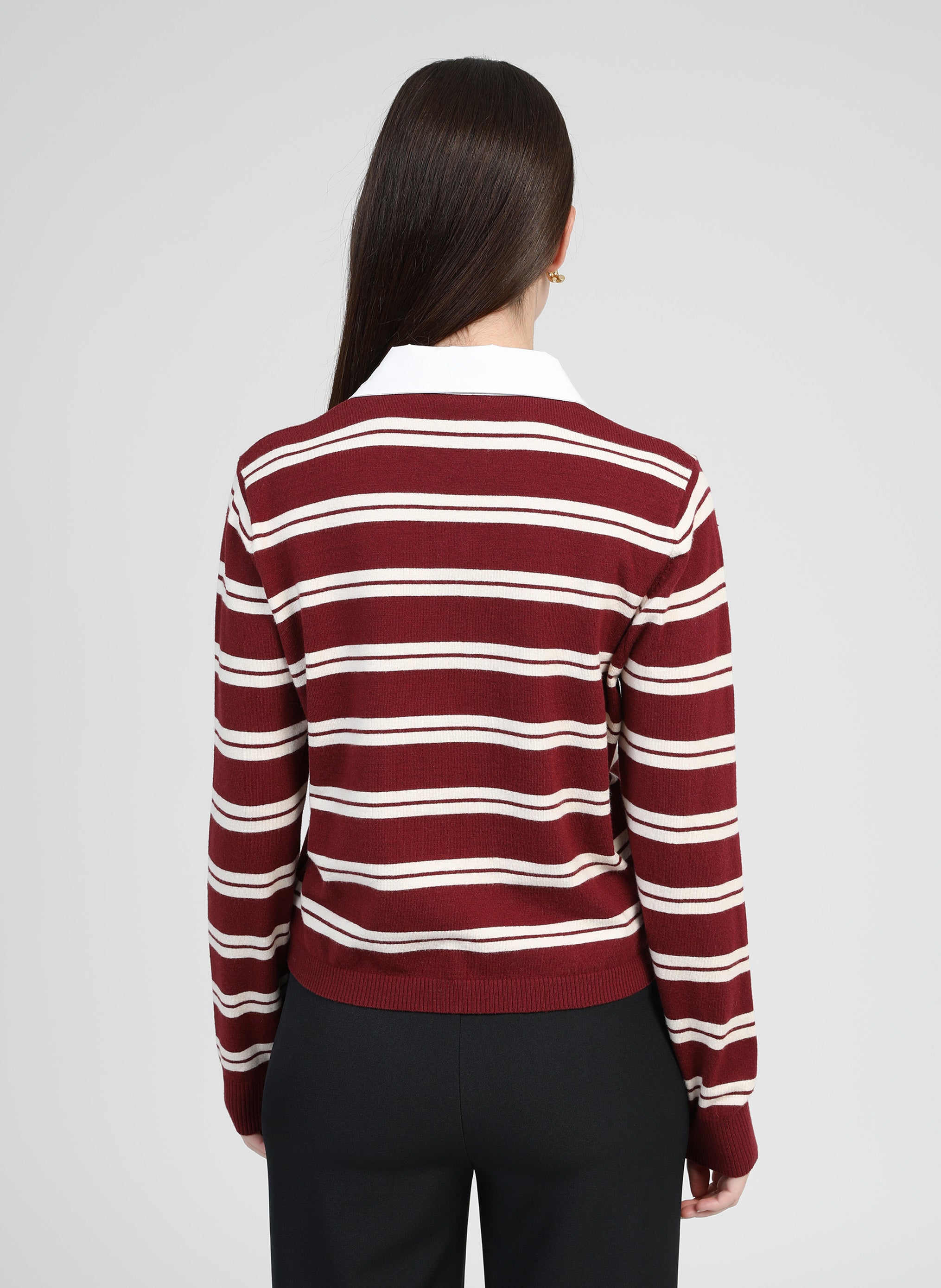 GILET NAOMI bordeaux