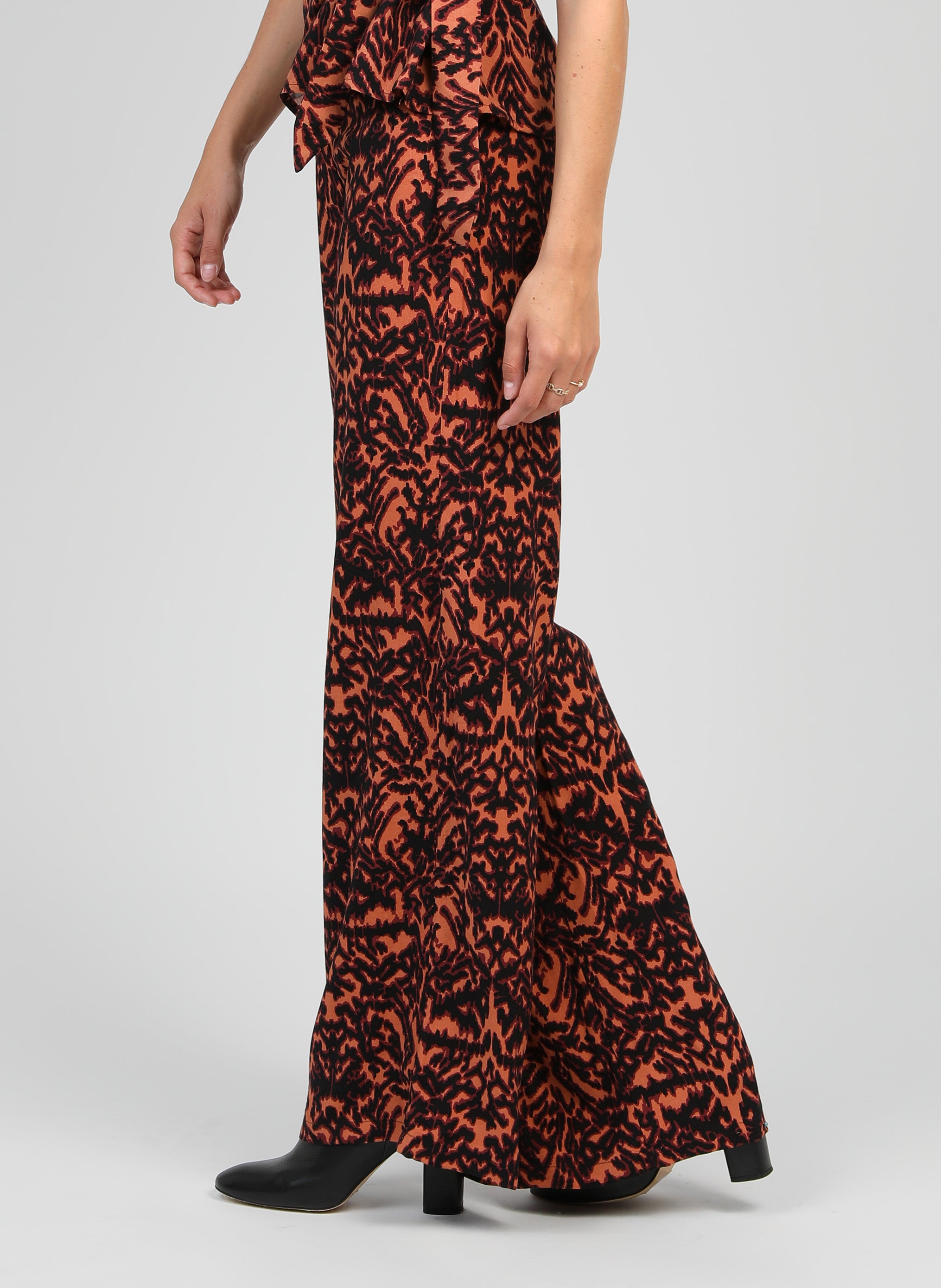 PANTALON PHLORA graphie bordeaux