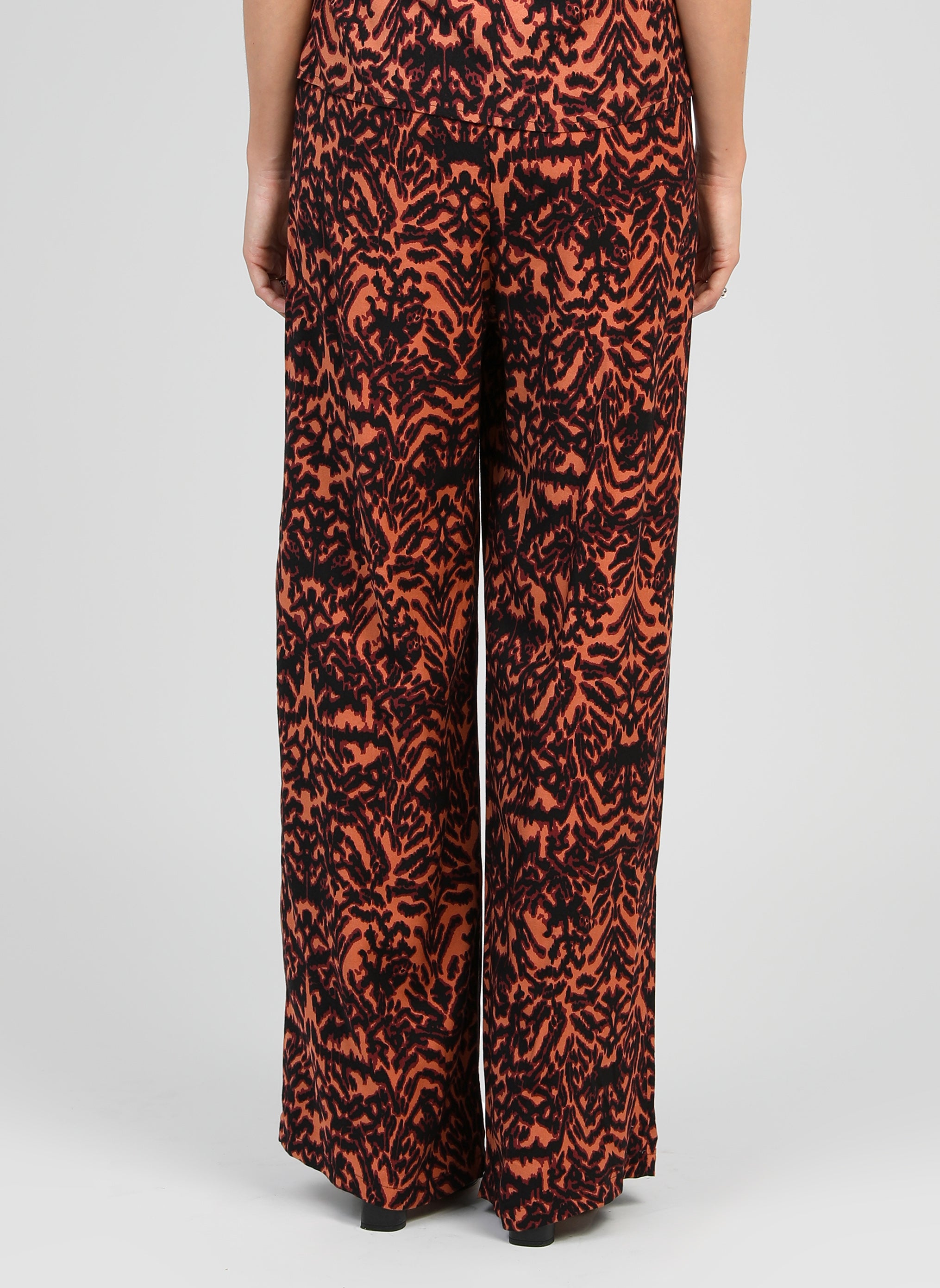 PANTALON PHLORA graphie bordeaux