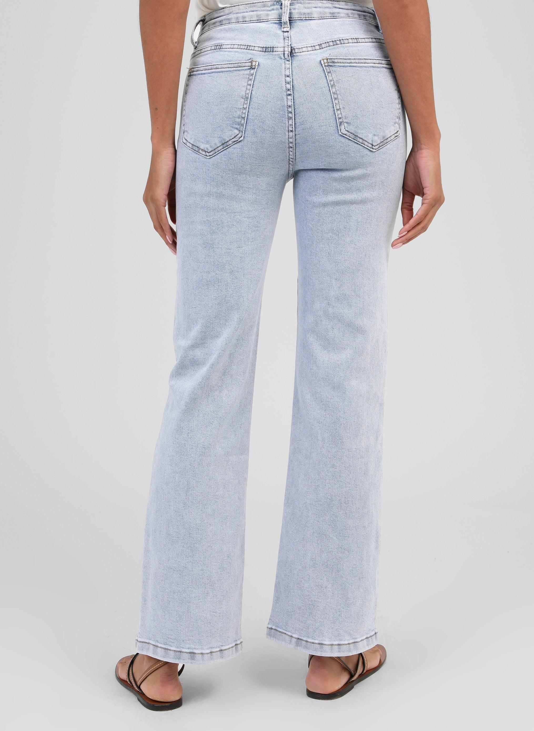 PANTALON PICITRON JEAN bleu clair