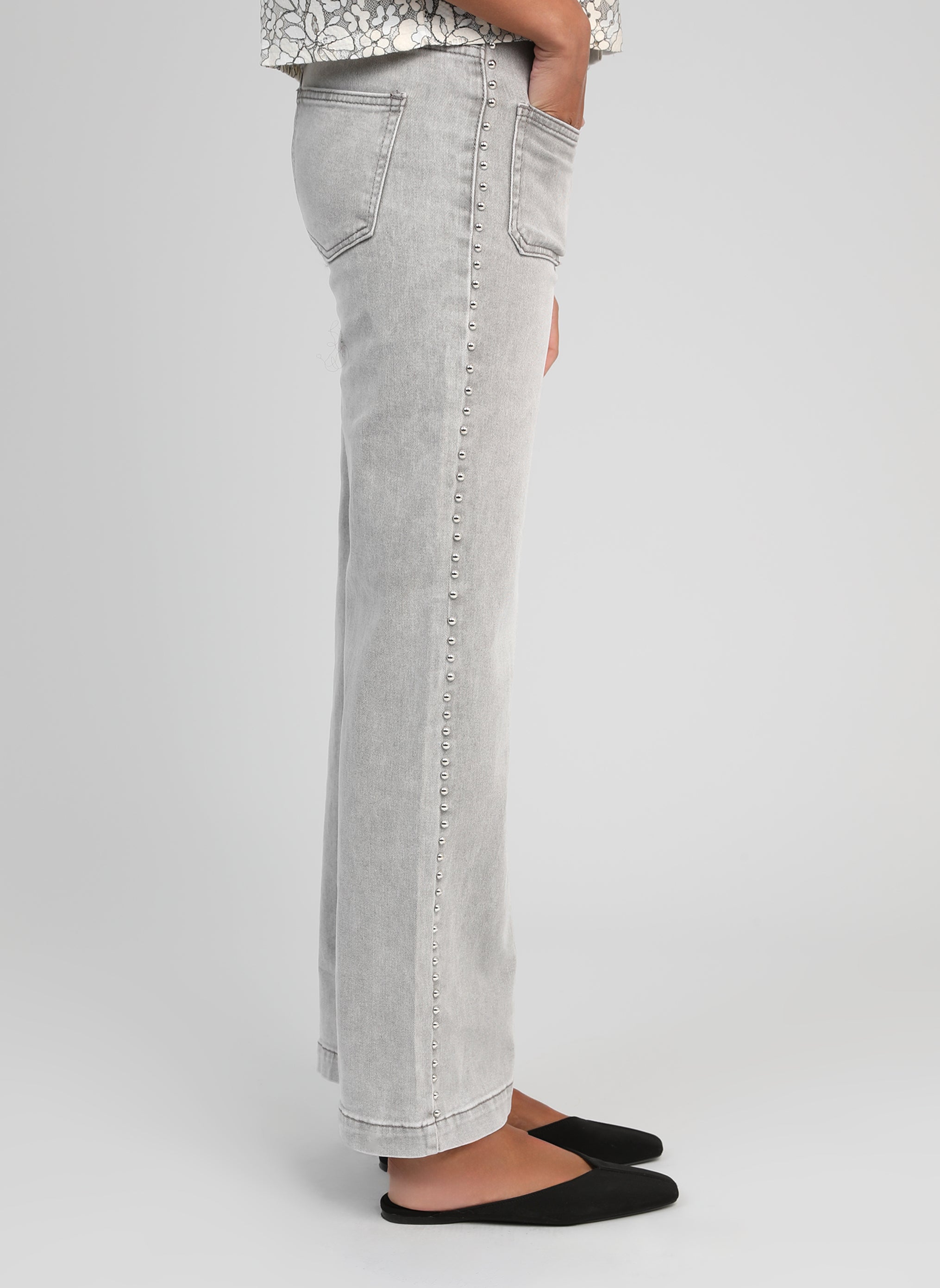 PANTALON PICLOU gris