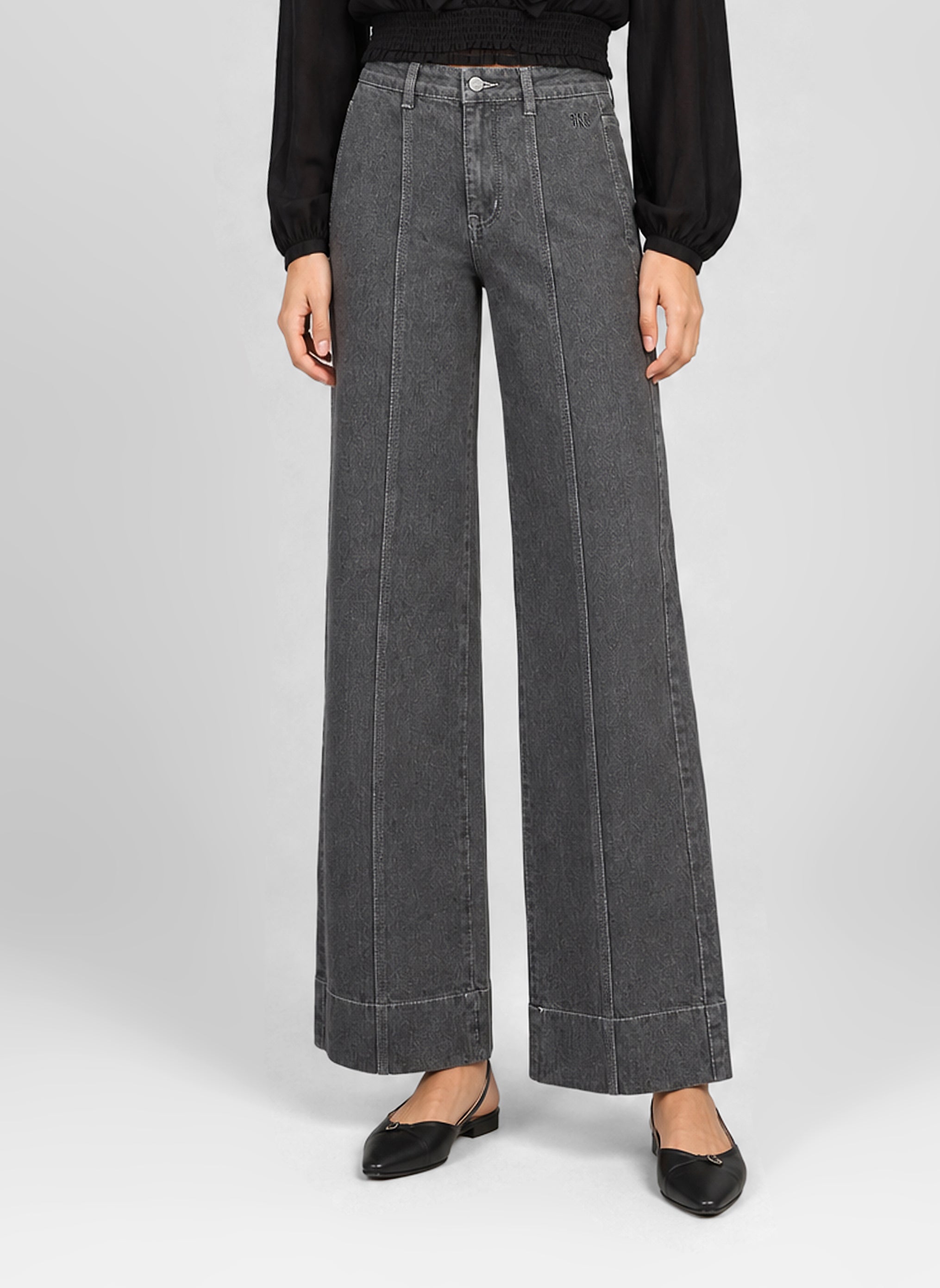 PANTALON PIPLIS gris
