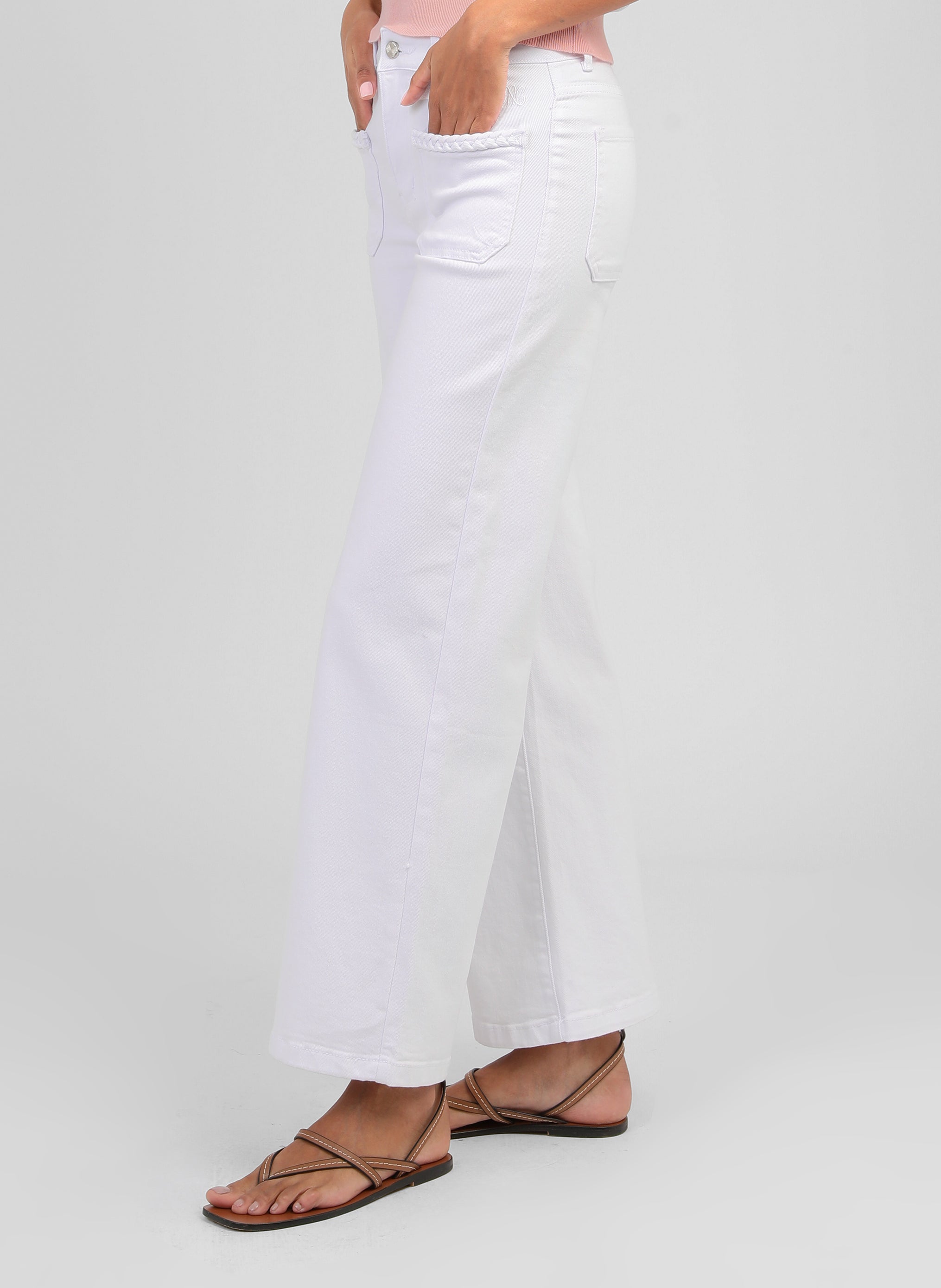 PANTALON PITRESS blanc