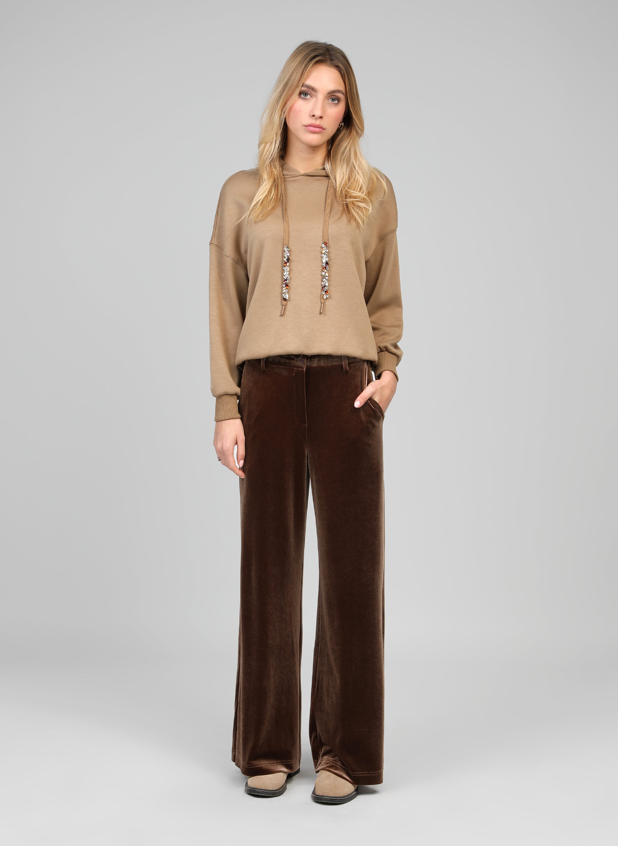 PONTYLANE pantalones avellana