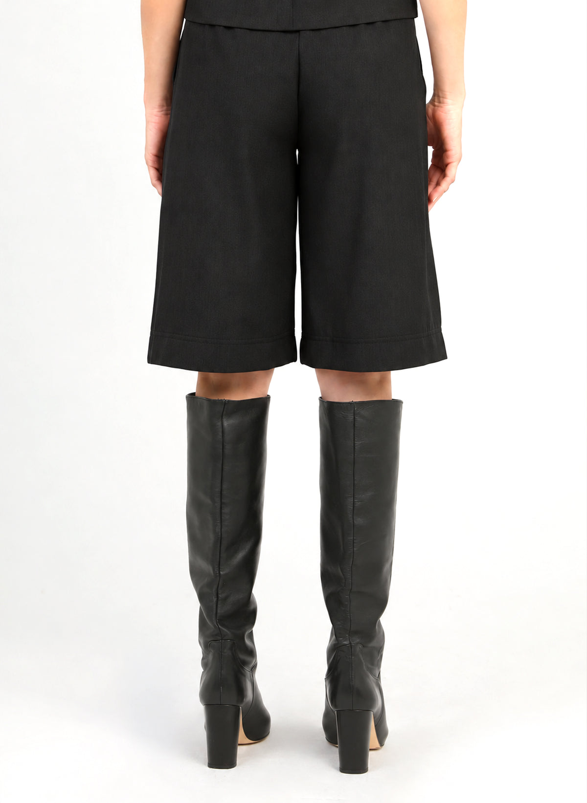 POZITA Black Bermuda Shorts