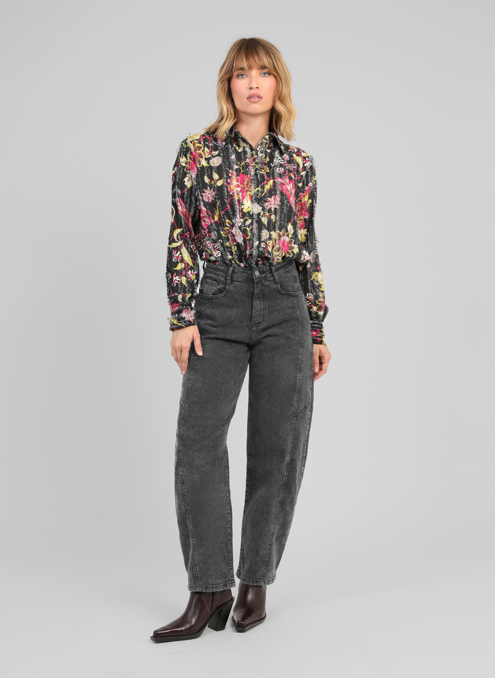 PANTALONES PRIME JEAN antracita