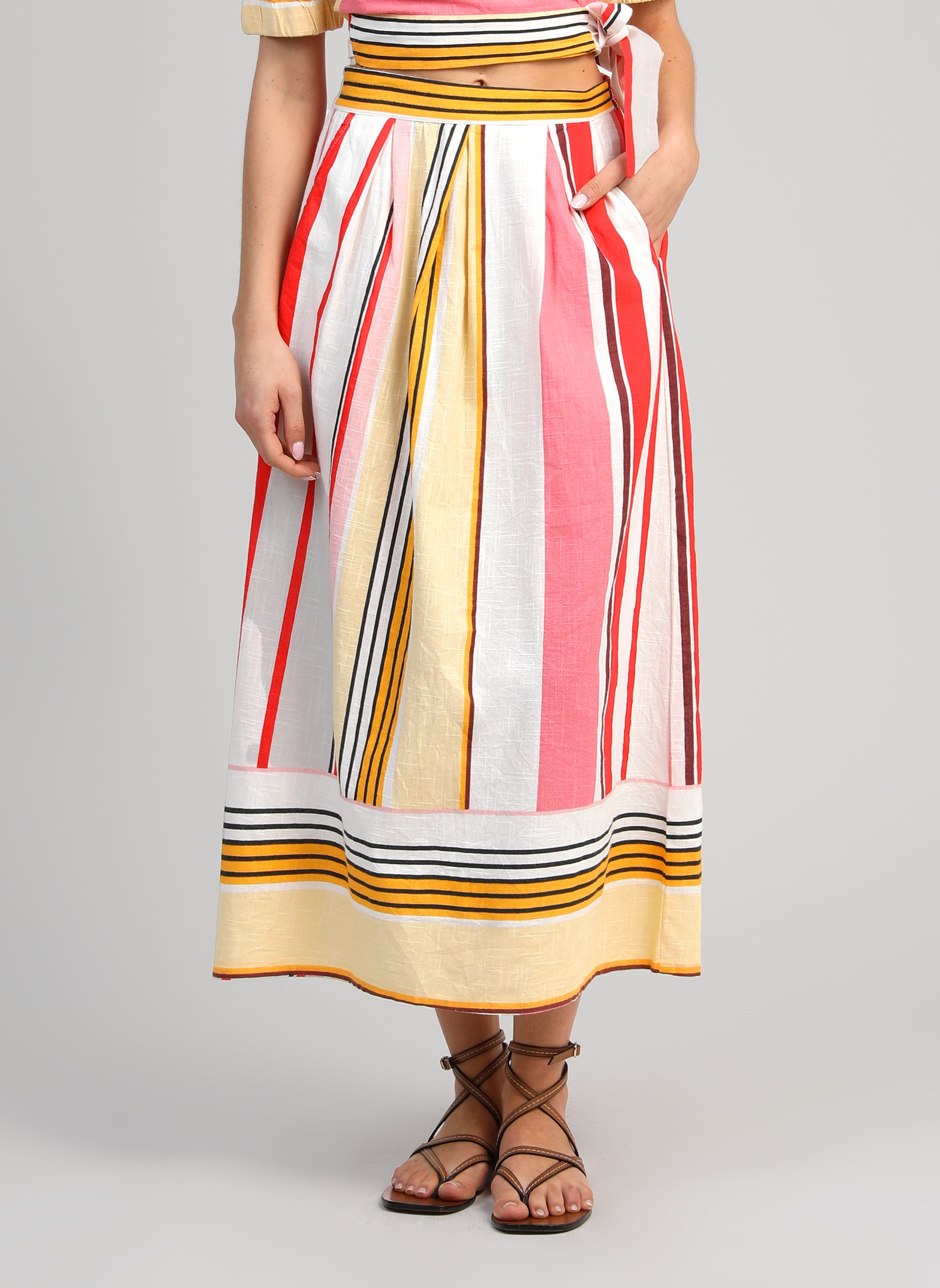 JUPE LONGUE RAMIRO belinda multico