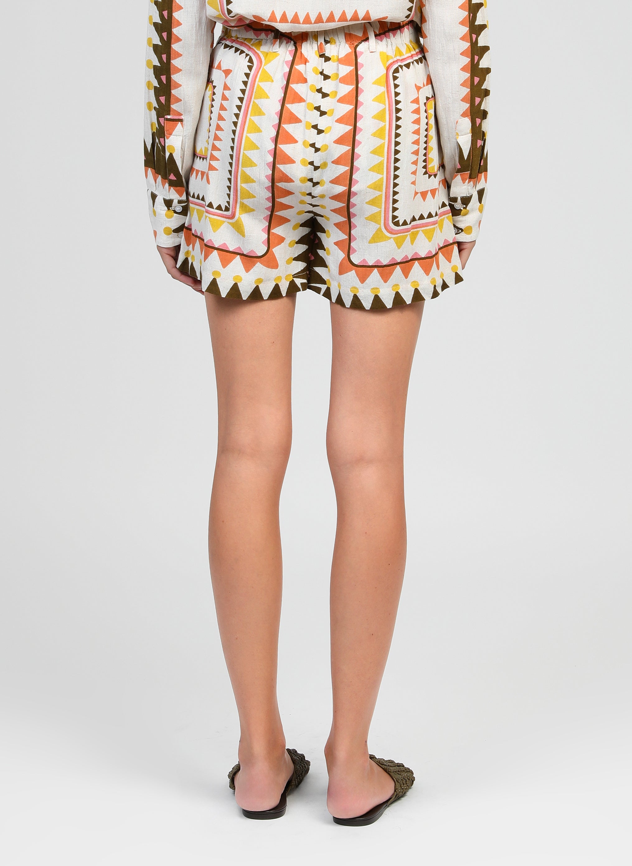 SHORT RIVILANE picoty olive