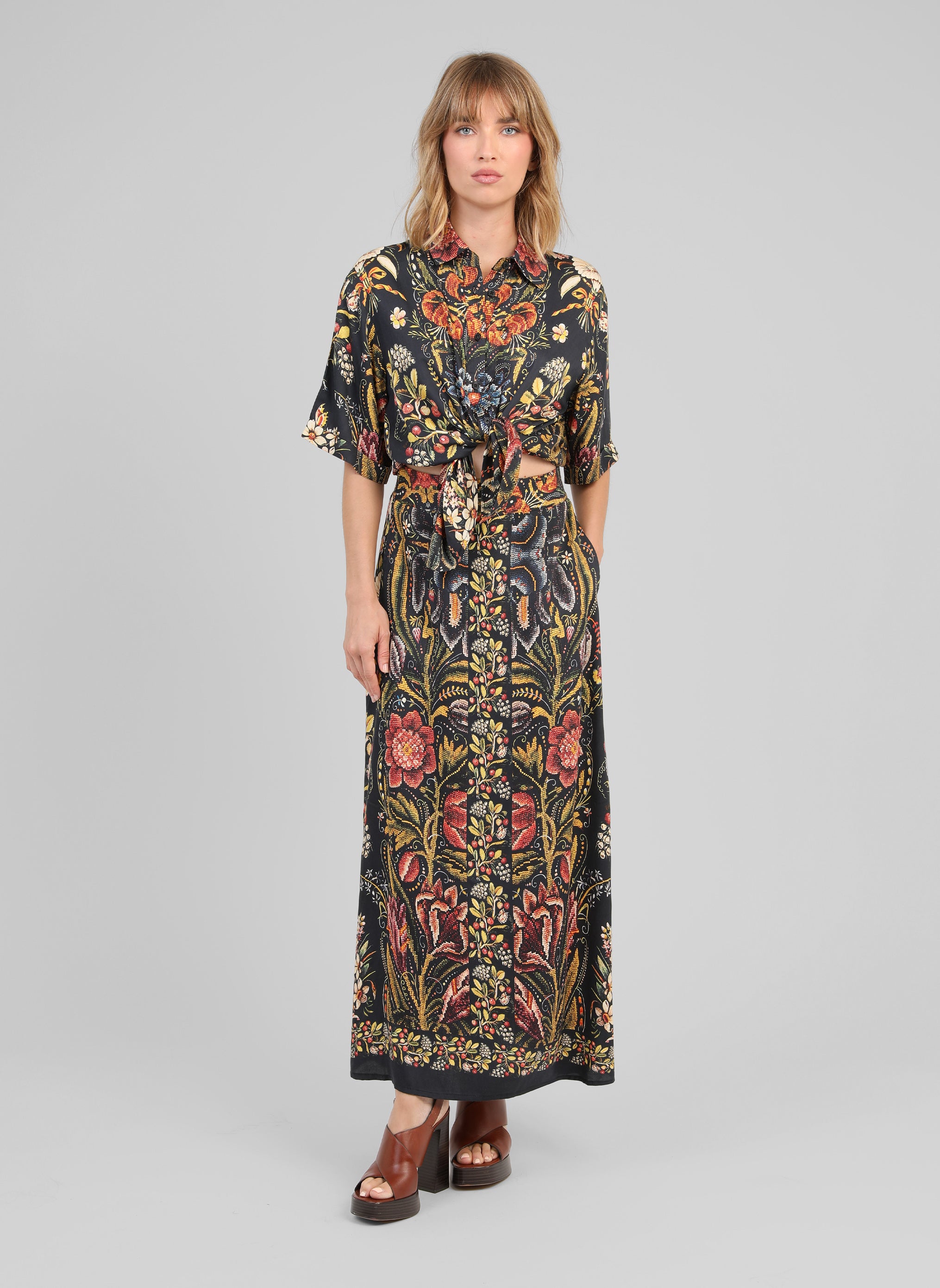 JUPE LONGUE ROBILIANE henrietta multi