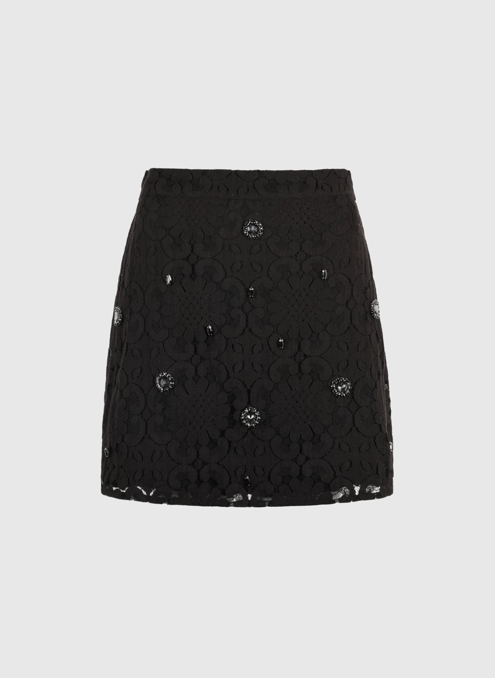 Falda corta ROMIE negra