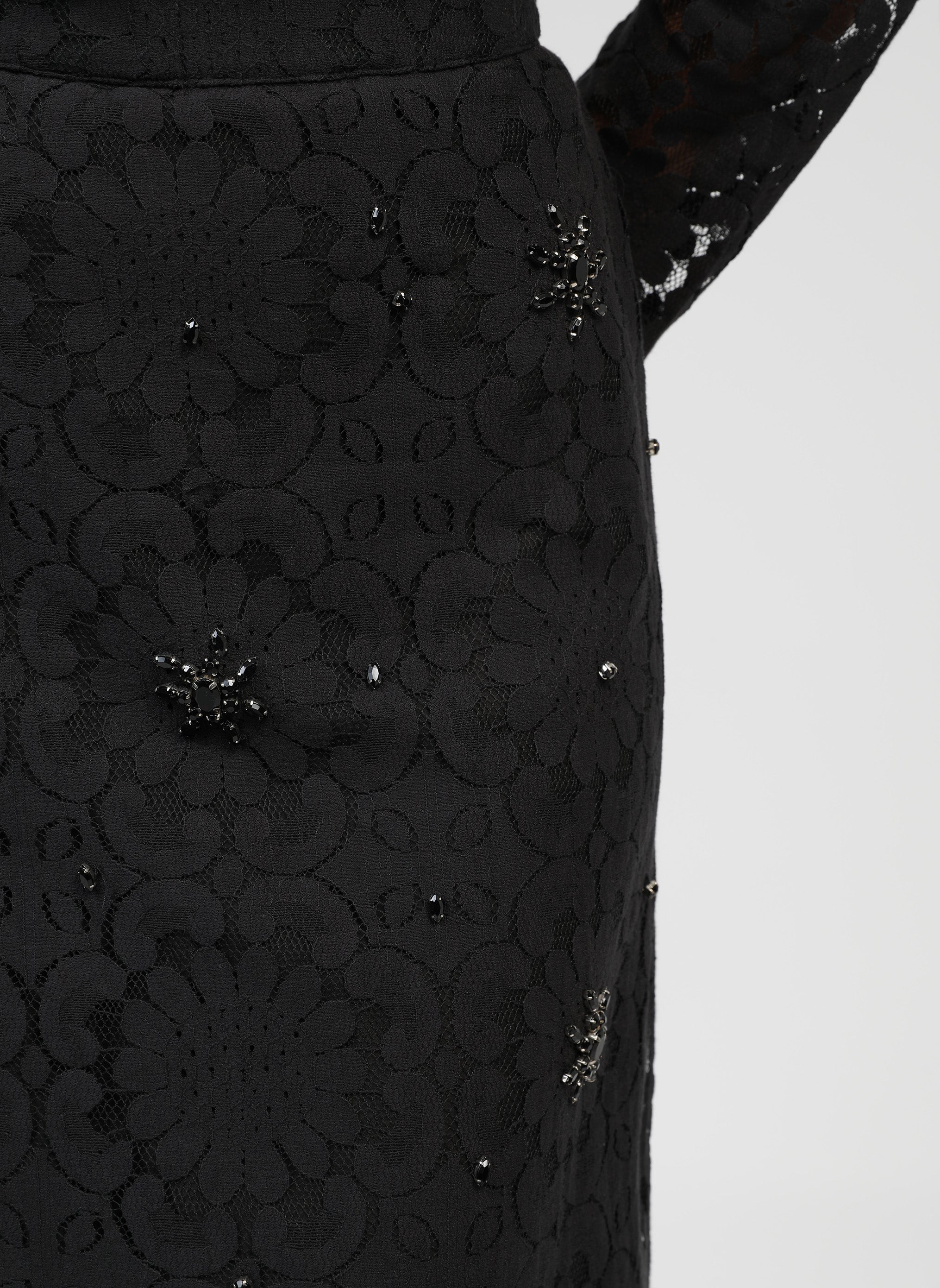 FALDA MIDI NEGRA ROSAL