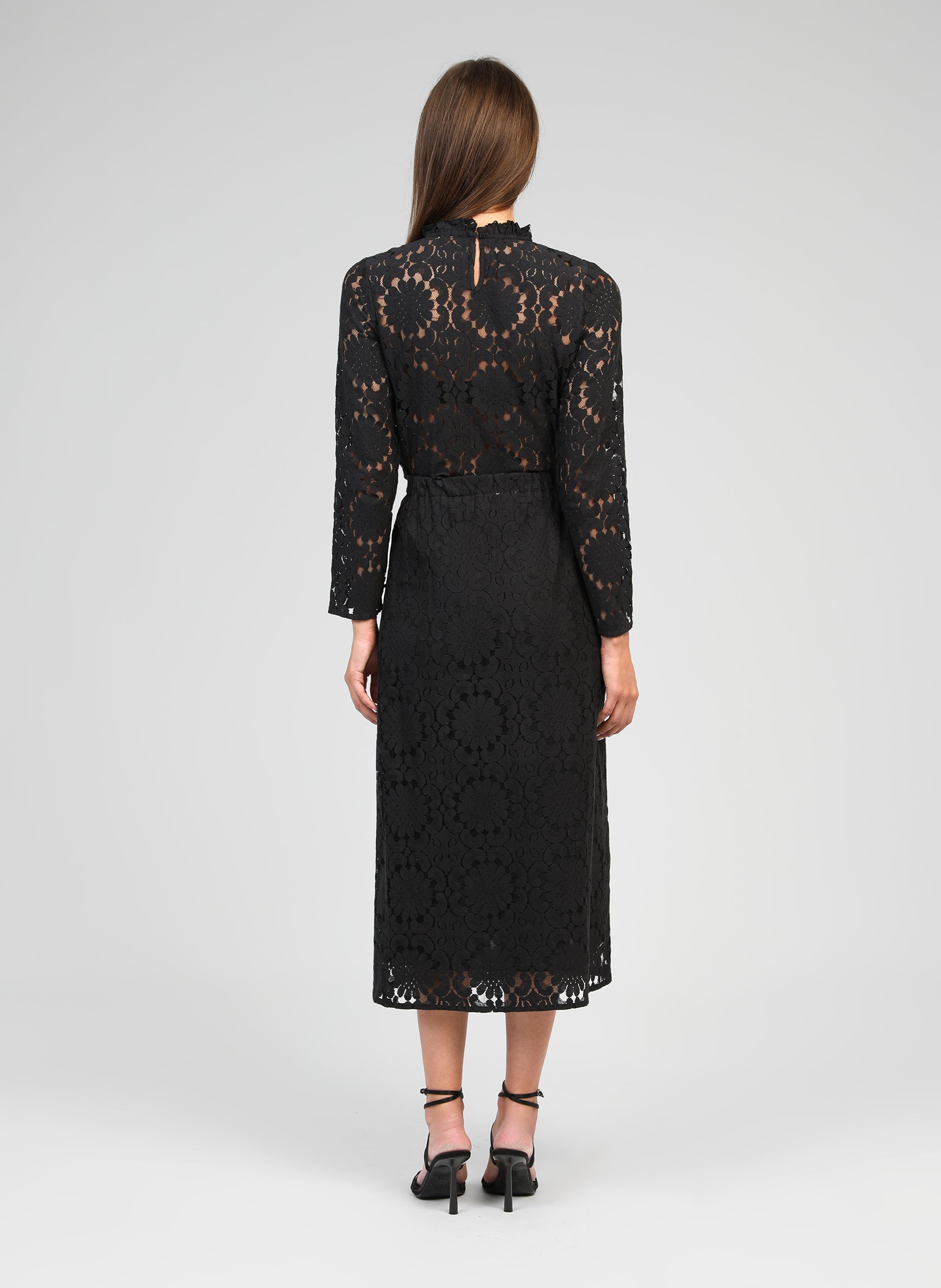 FALDA MIDI NEGRA ROSAL