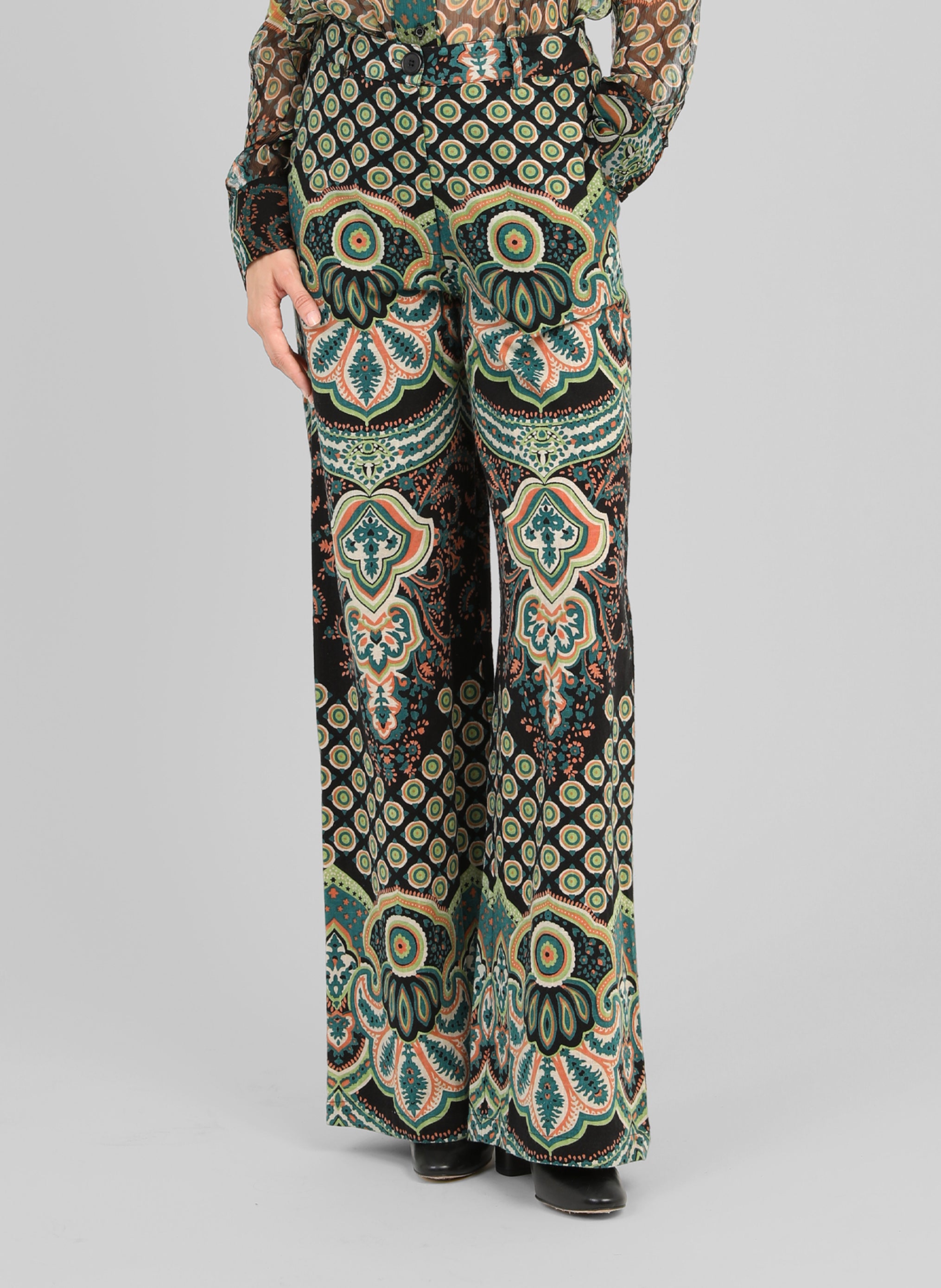 PANTALON ROSELA balmera turquoise