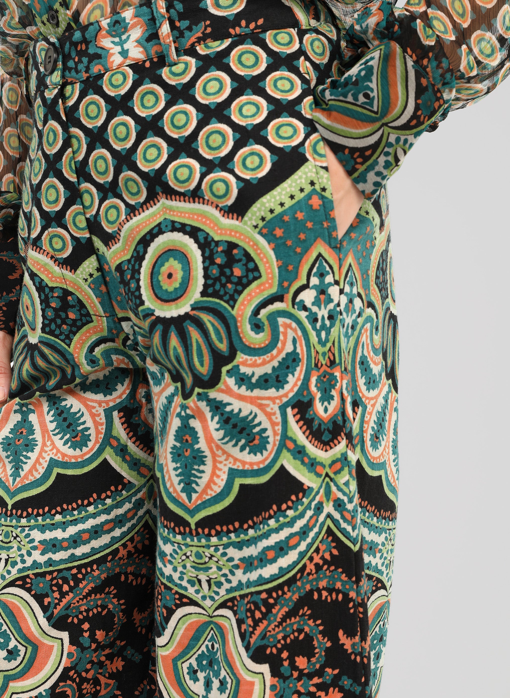 PANTALONES ROSELA Balmera turquesa