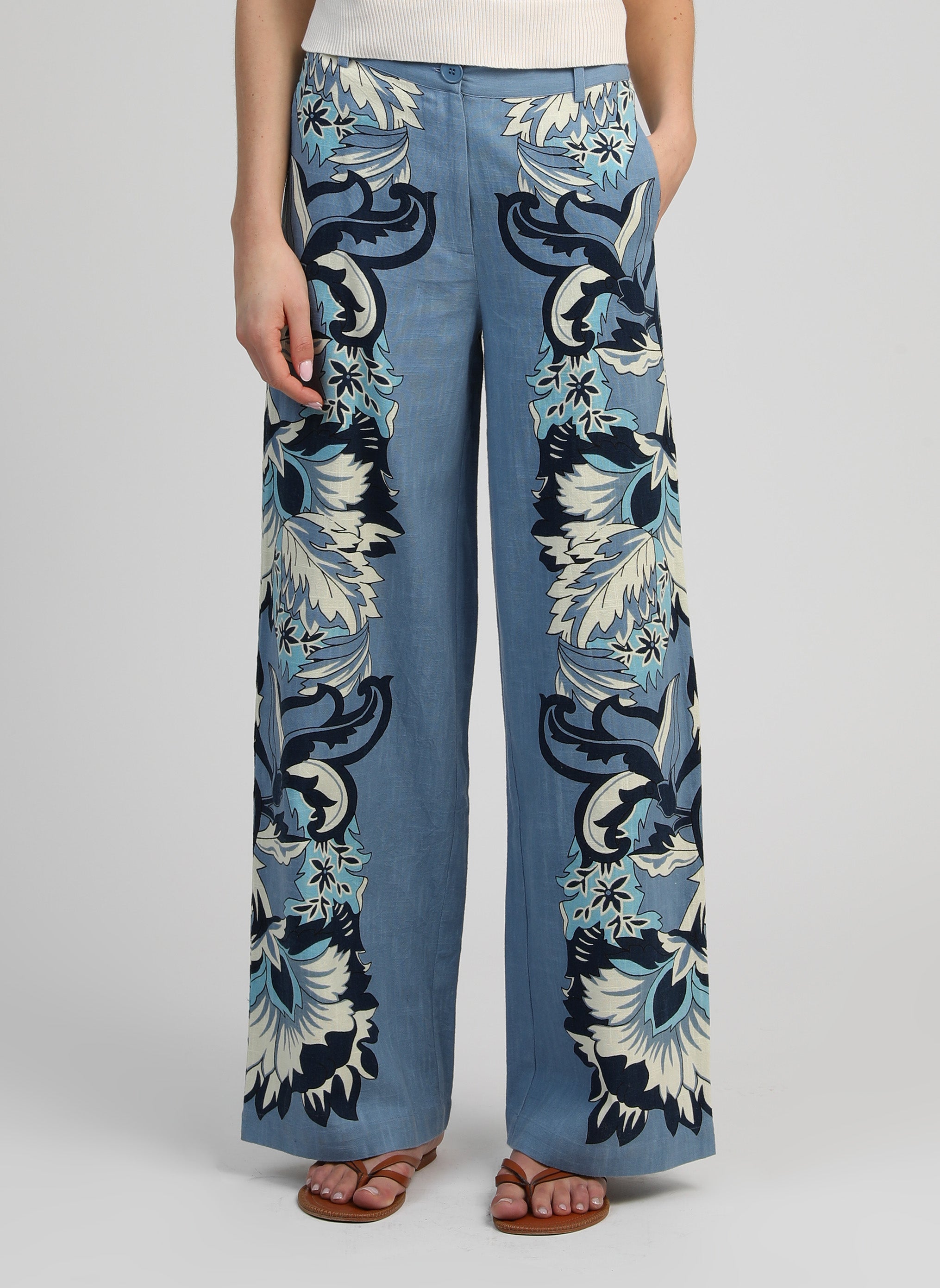 PANTALON ROSSINI pachama bleu