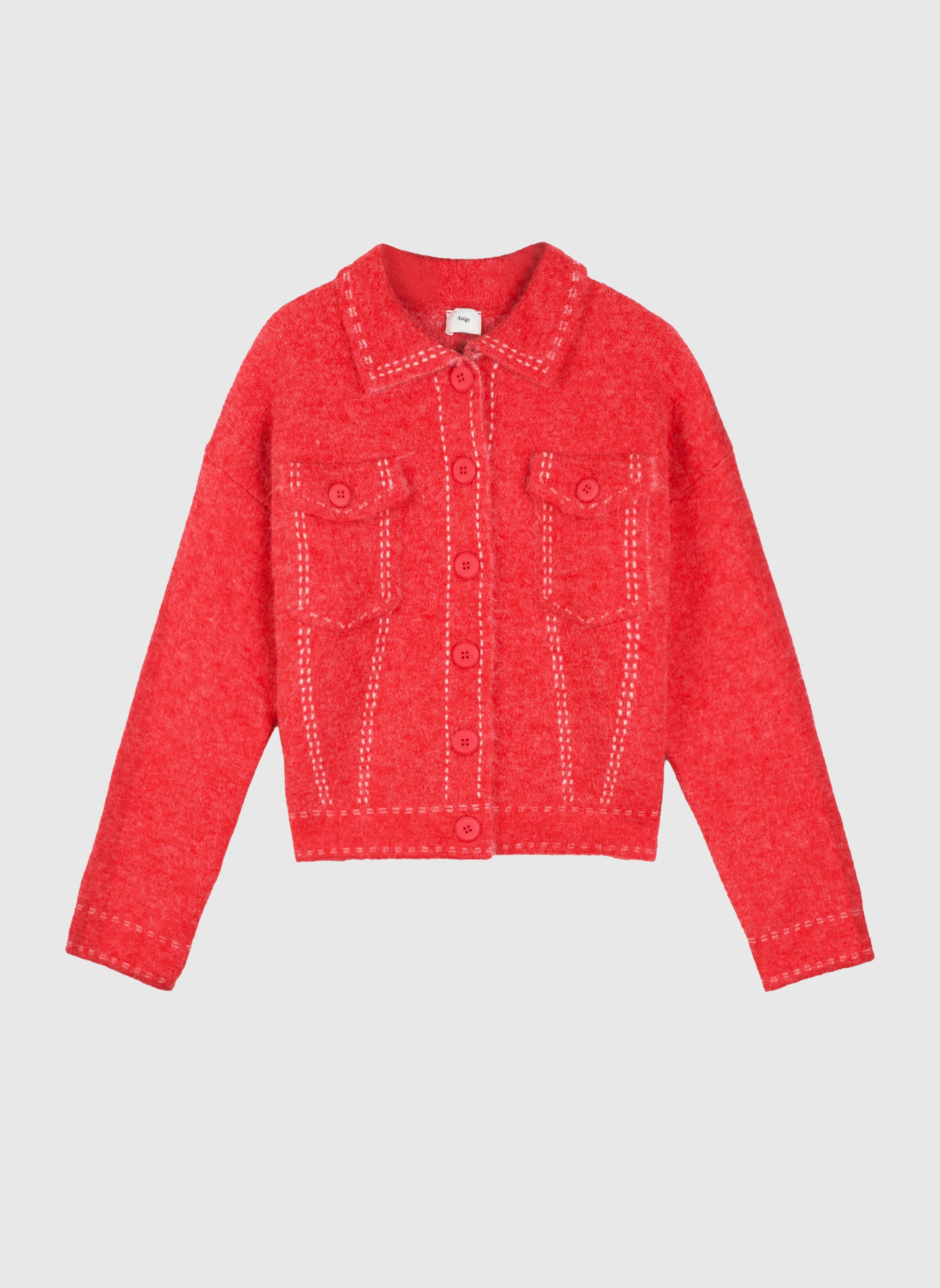 GILET LECODY coquelicot