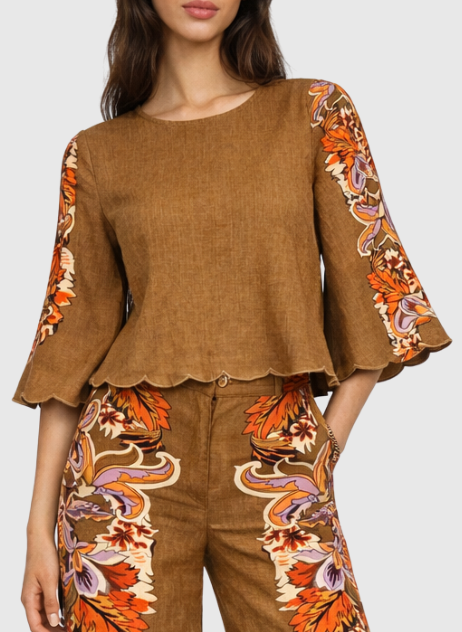 BLOUSE SEBY pachama olive