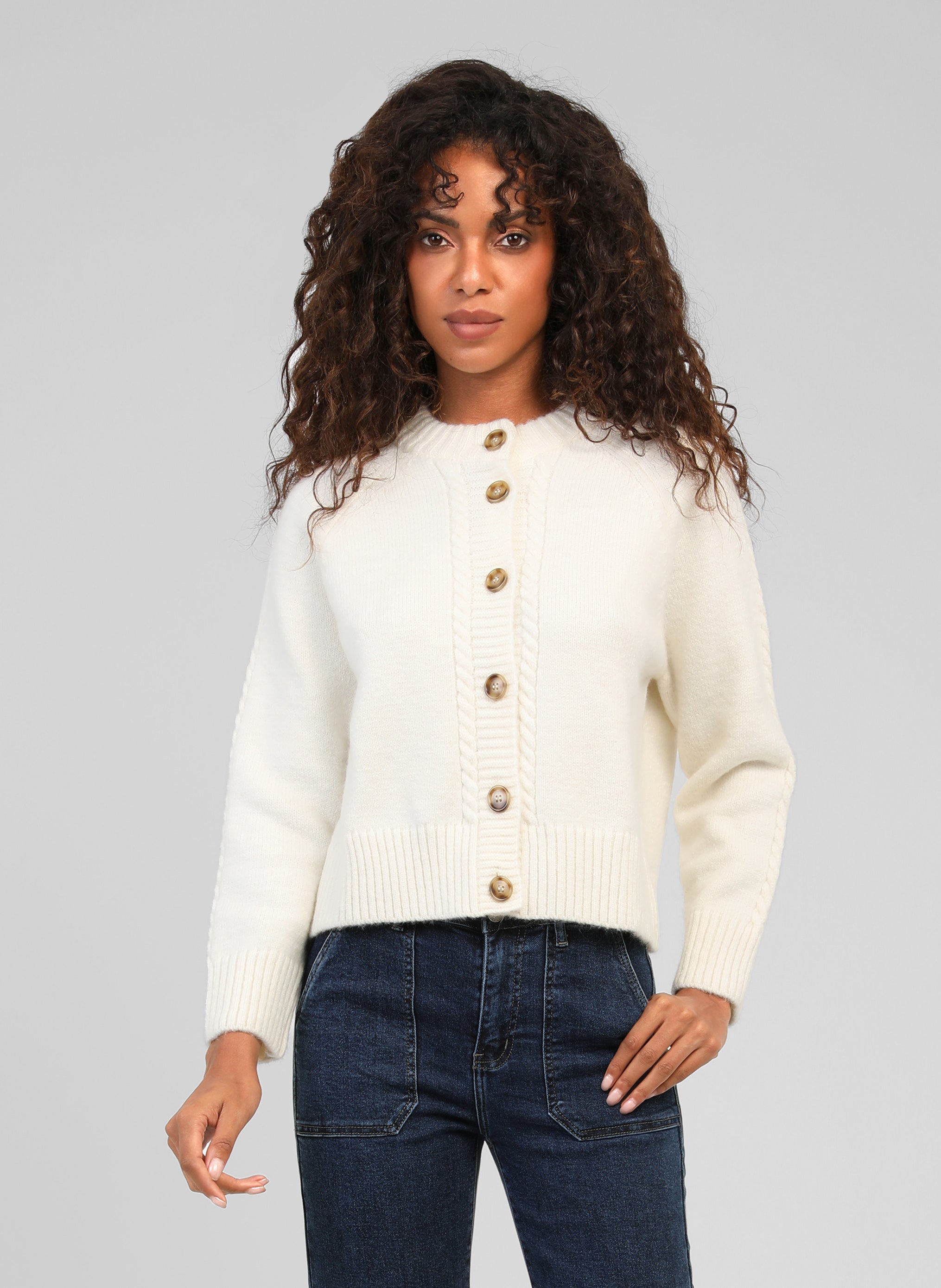 GILET LESSY ecru