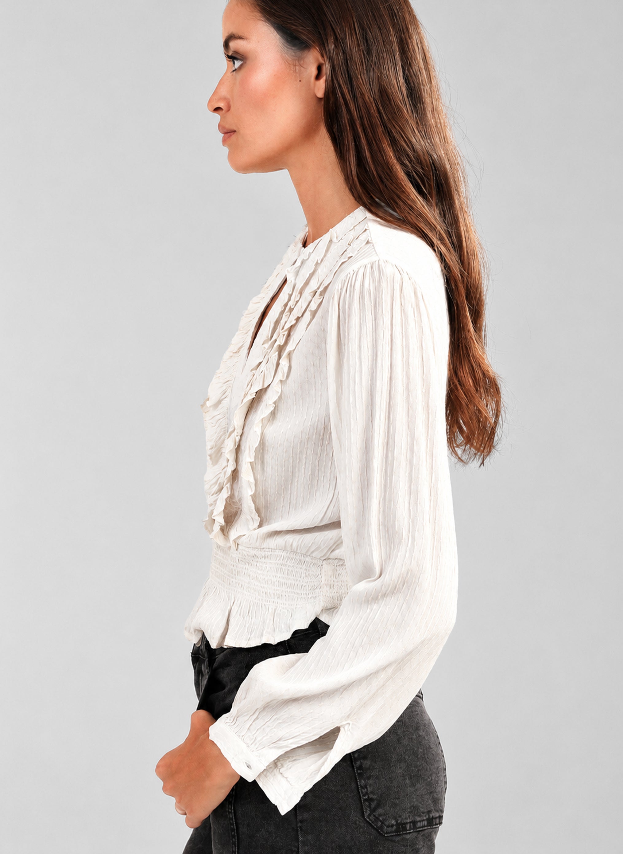BLOUSE SADIANE ecru