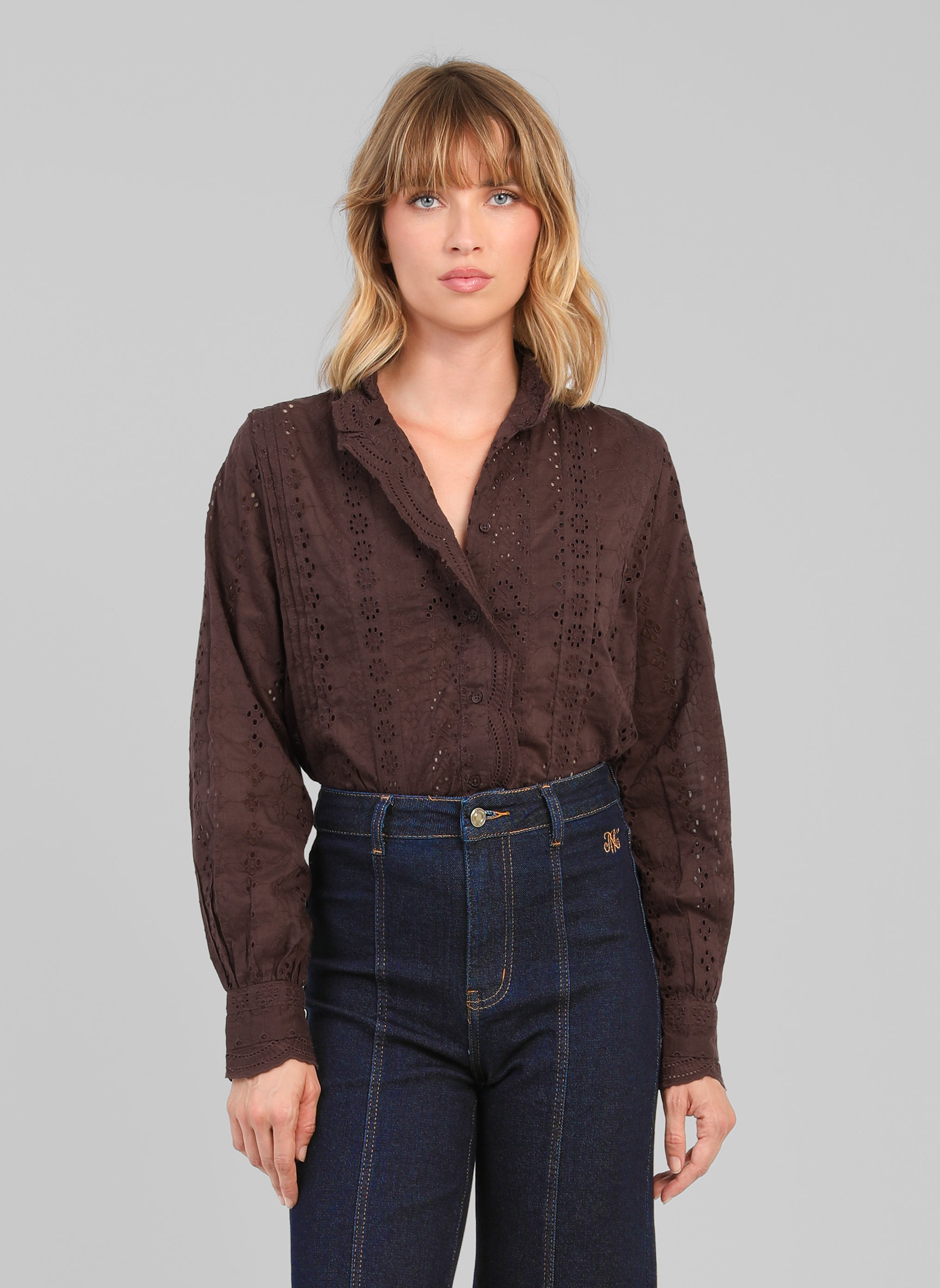 CHEMISE SADINELO moka