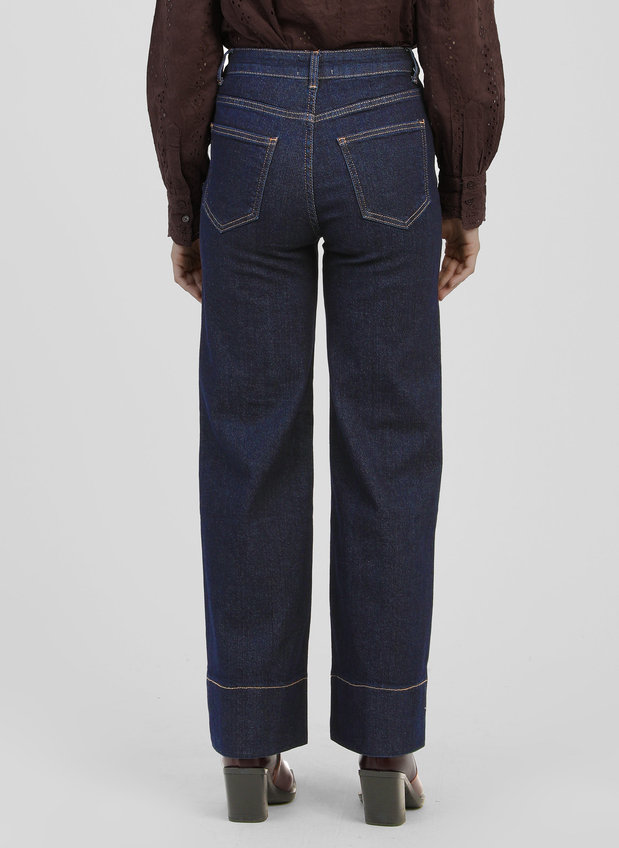 PANTALON PIPLIS JEAN brut