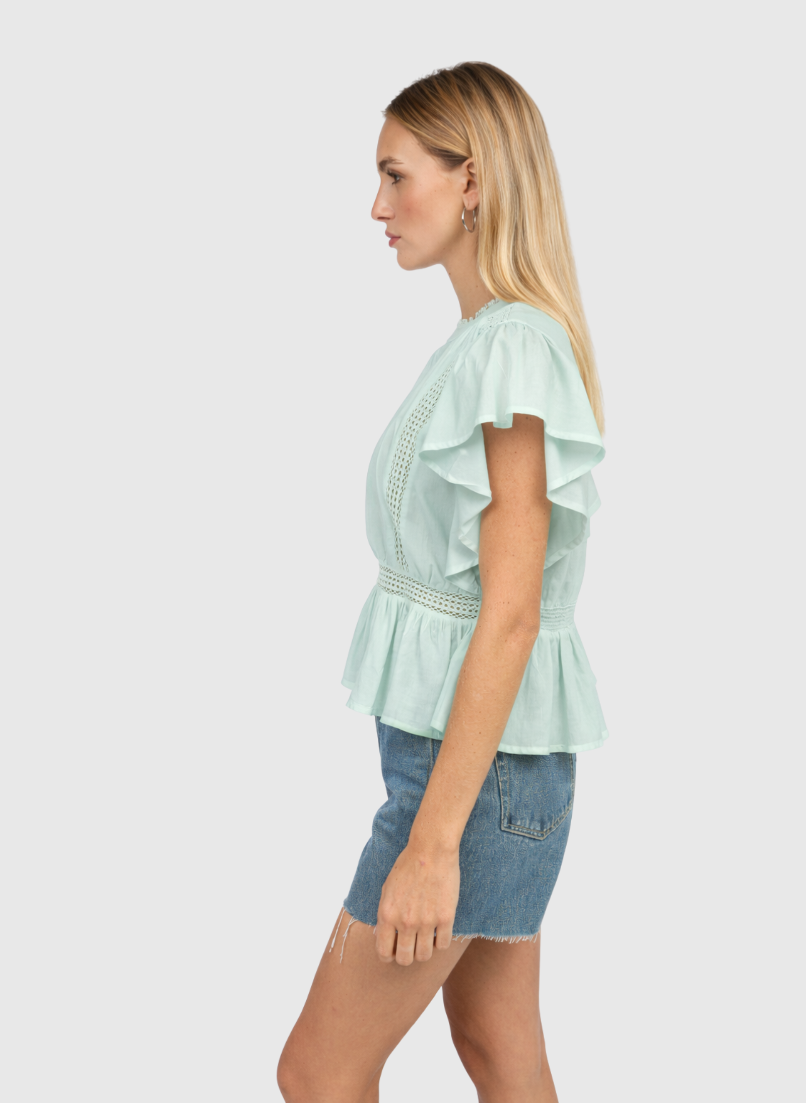 BLOUSE SALEKINA celadon