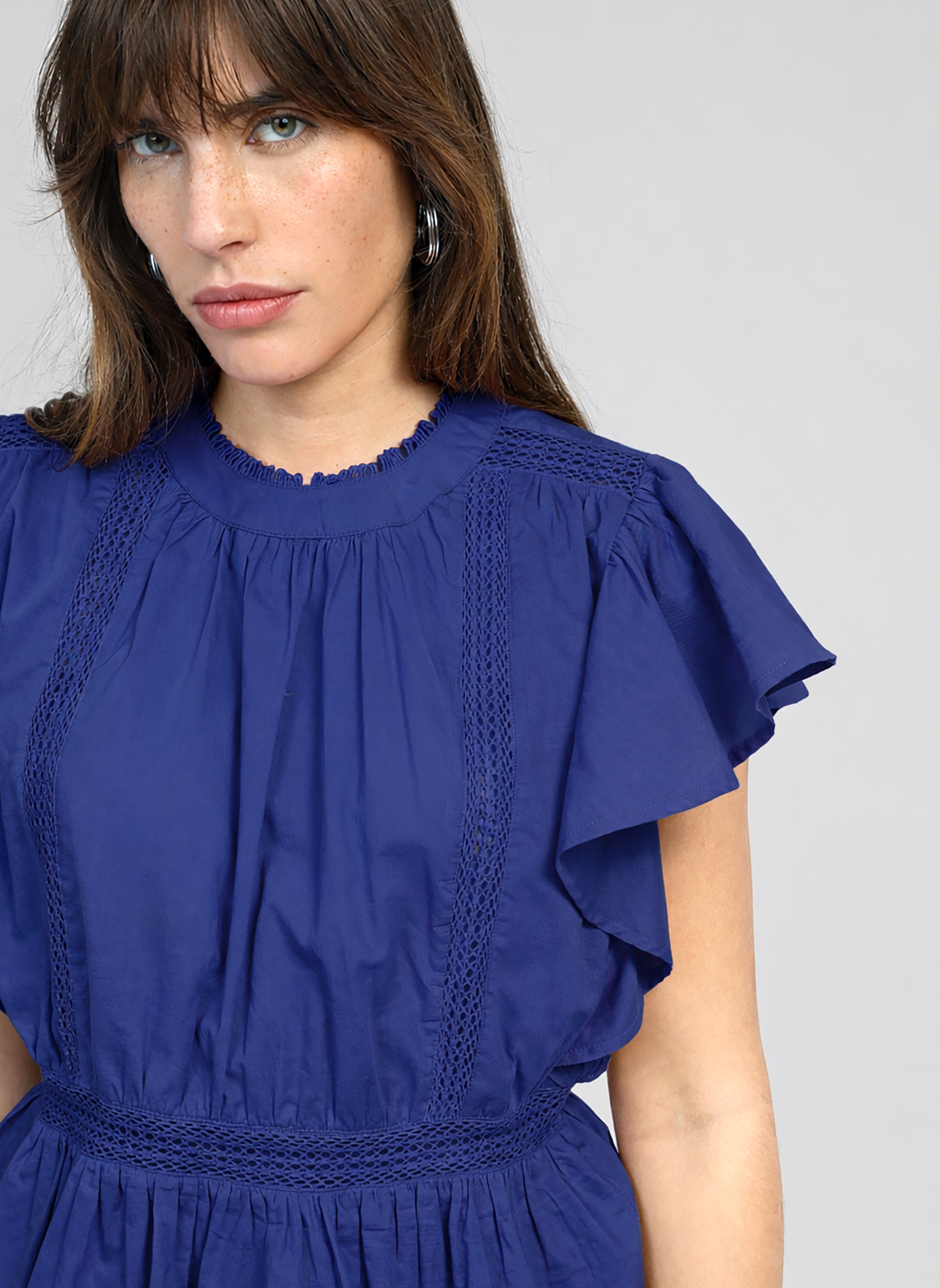 BLOUSE SALEKINA indigo
