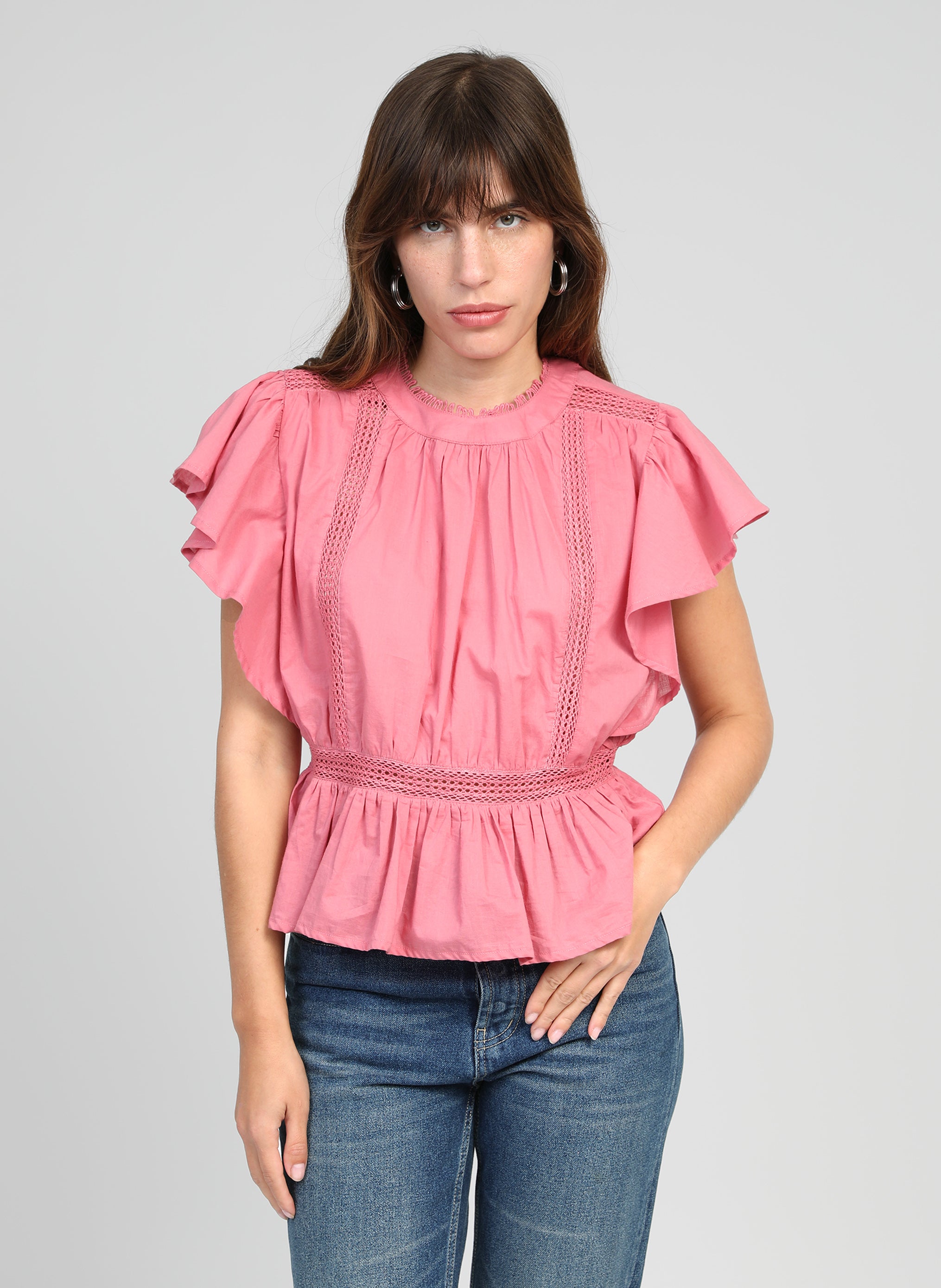 BLOUSE SALEKINA rose