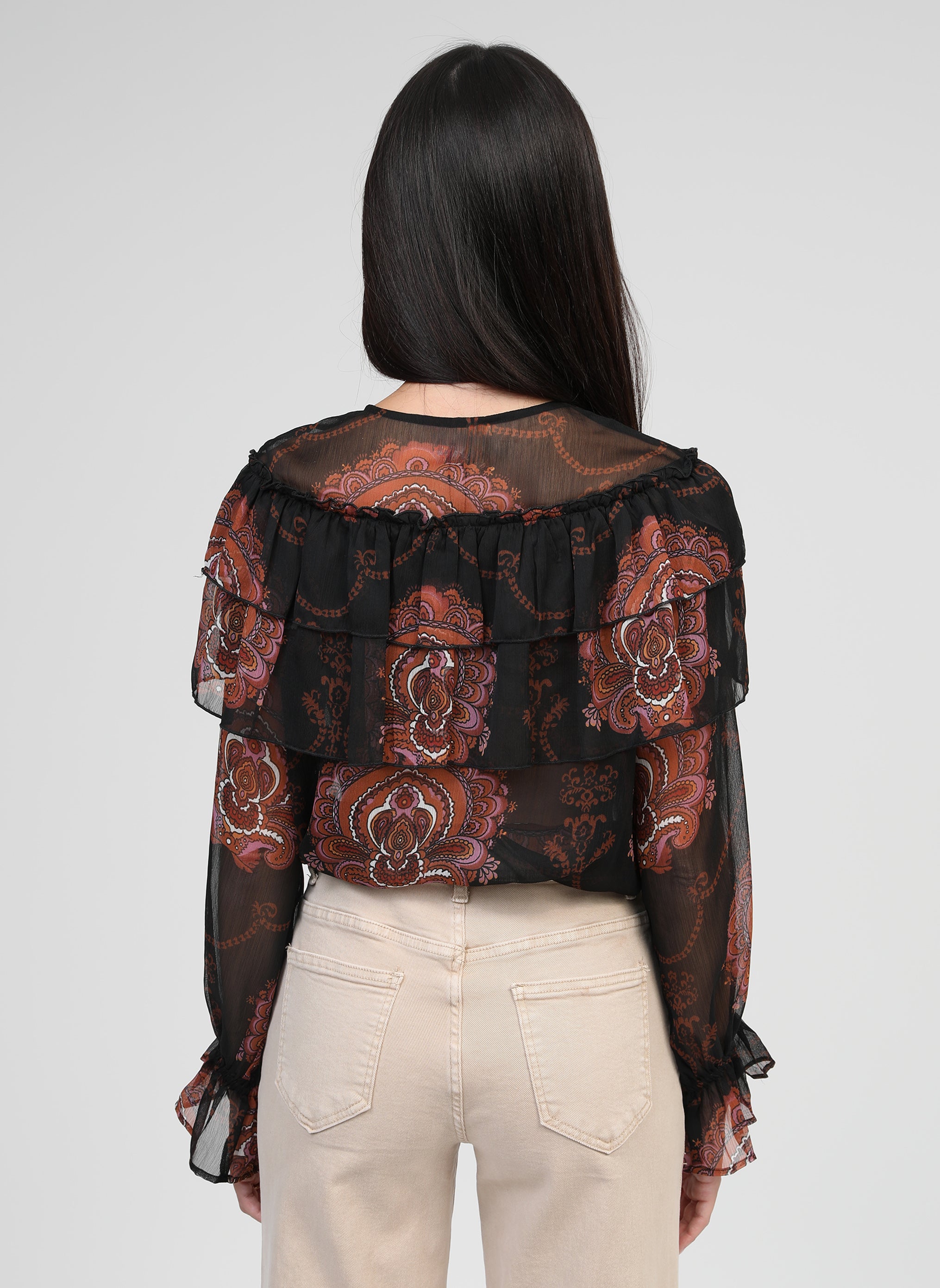 BLOUSE SAMARIO bohemia noir
