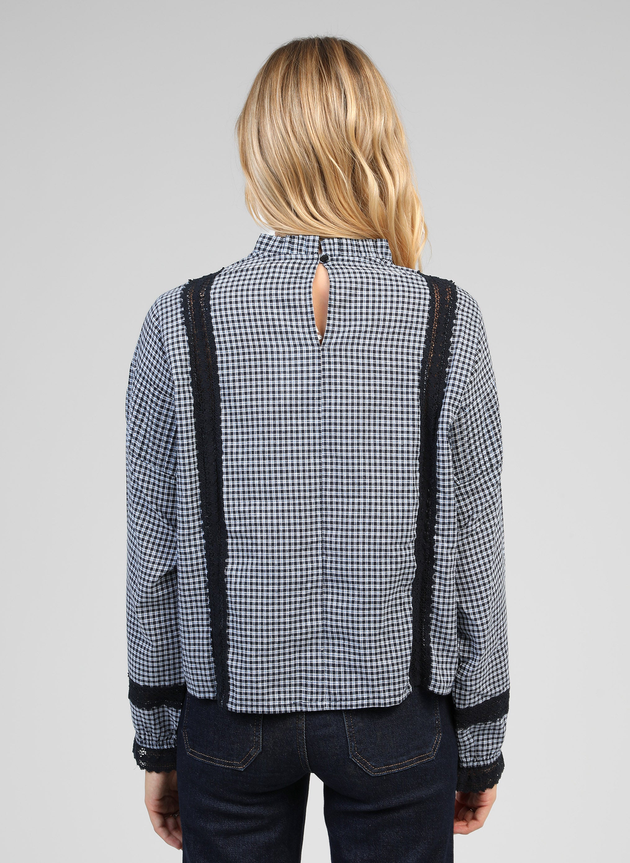 BLOUSE SAMINAY checks