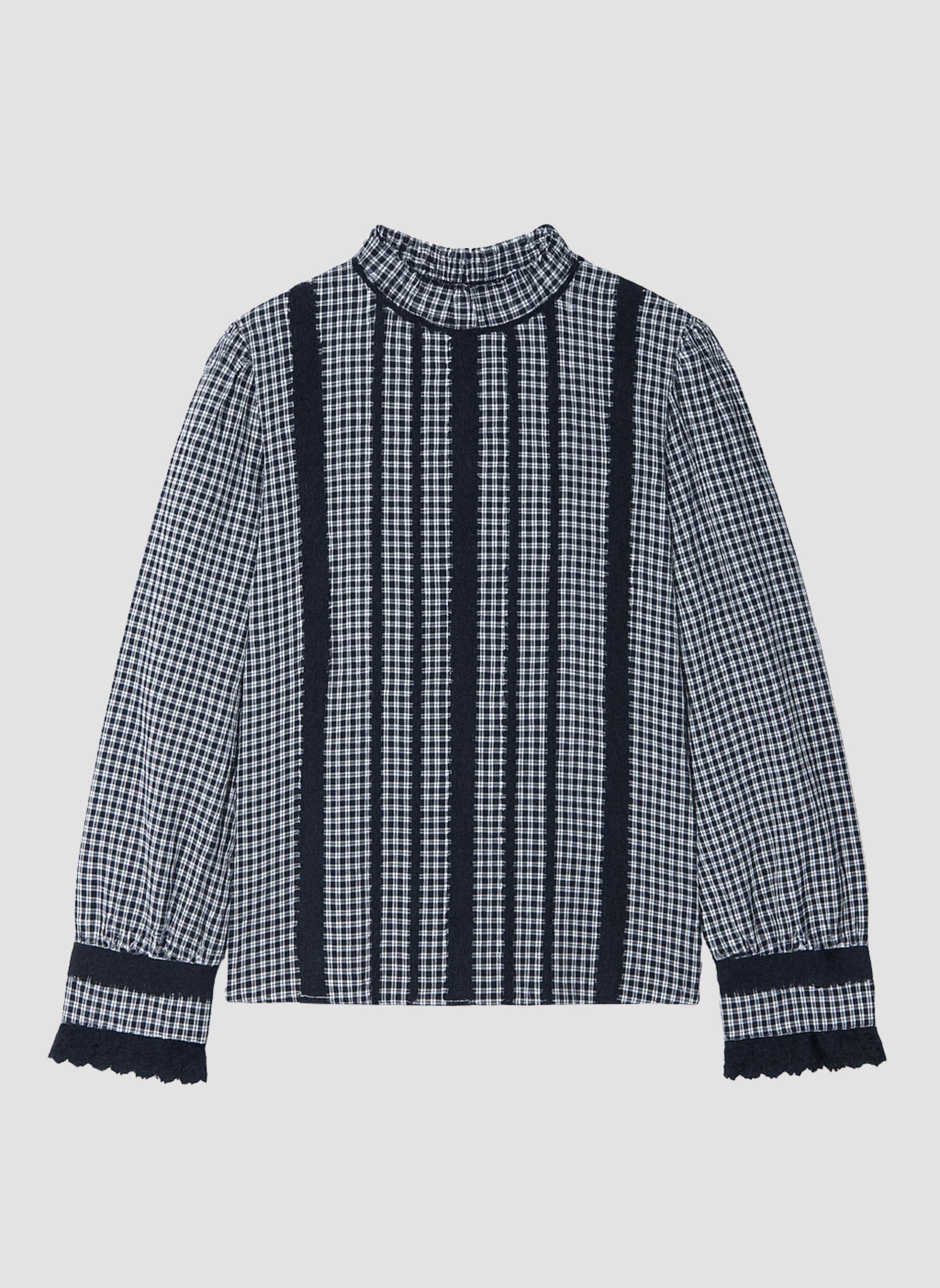 BLOUSE SAMINAY checks