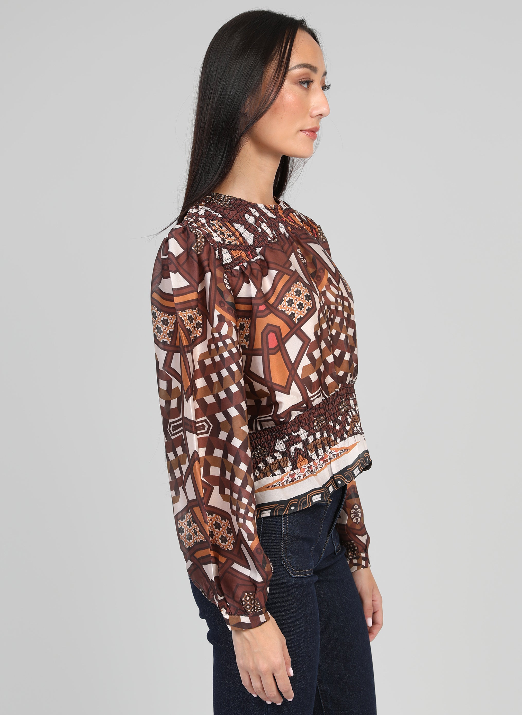 CHEMISE SALVAT kalei caramel