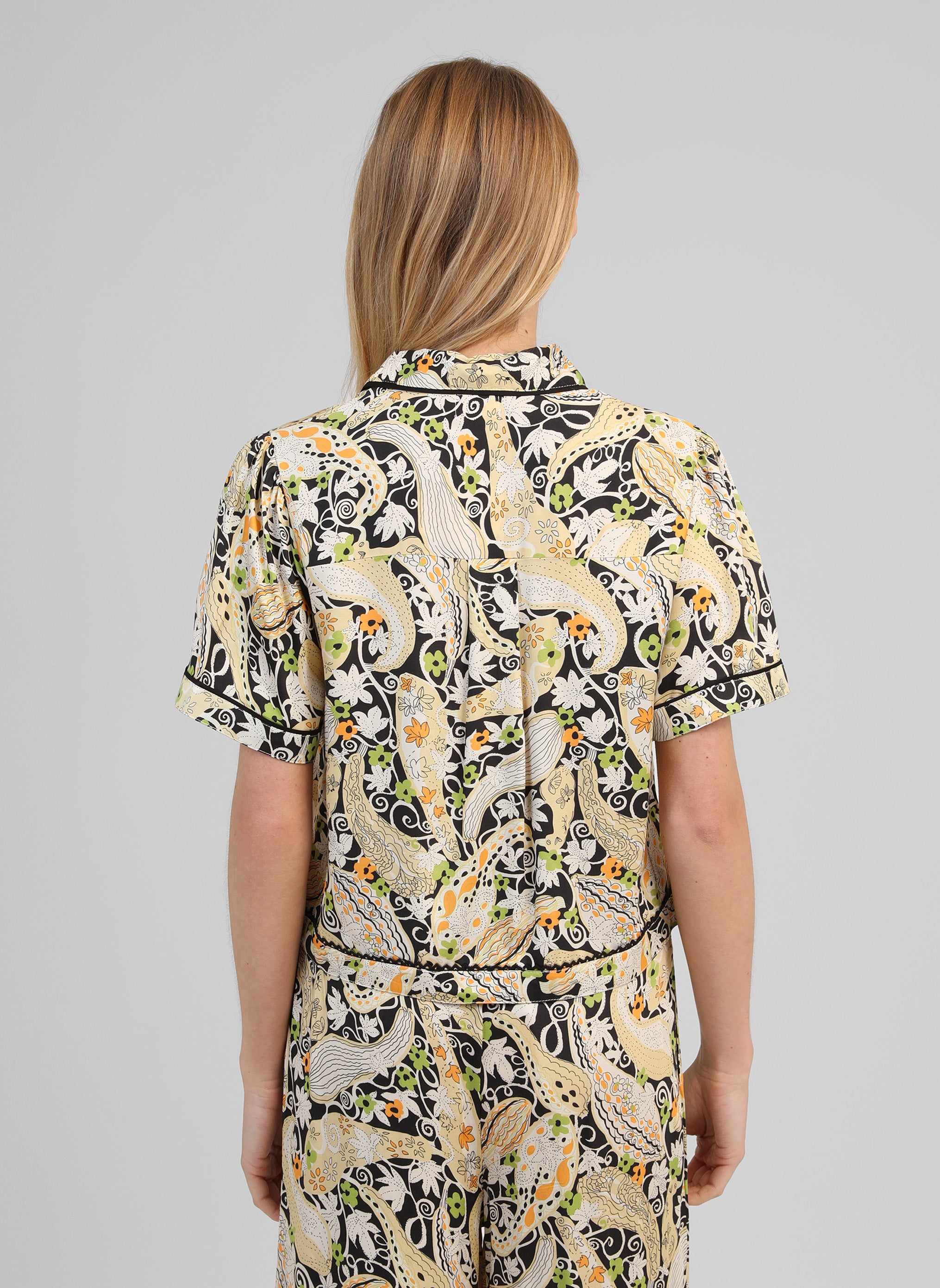 CHEMISE SARIEL melancolia noir